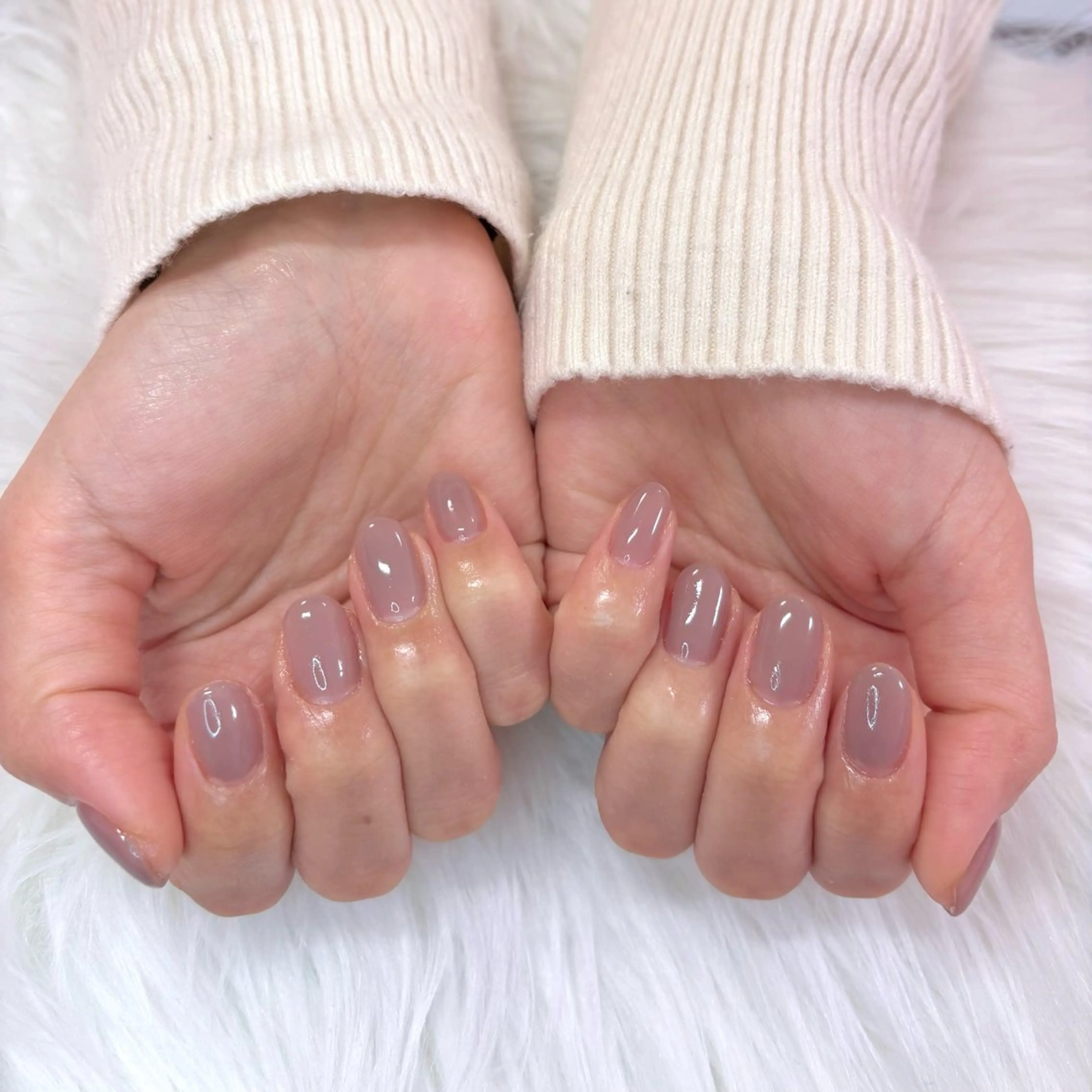 ネイル シンプルネイル ハンドネイル Noix 横浜のネイルデザイン