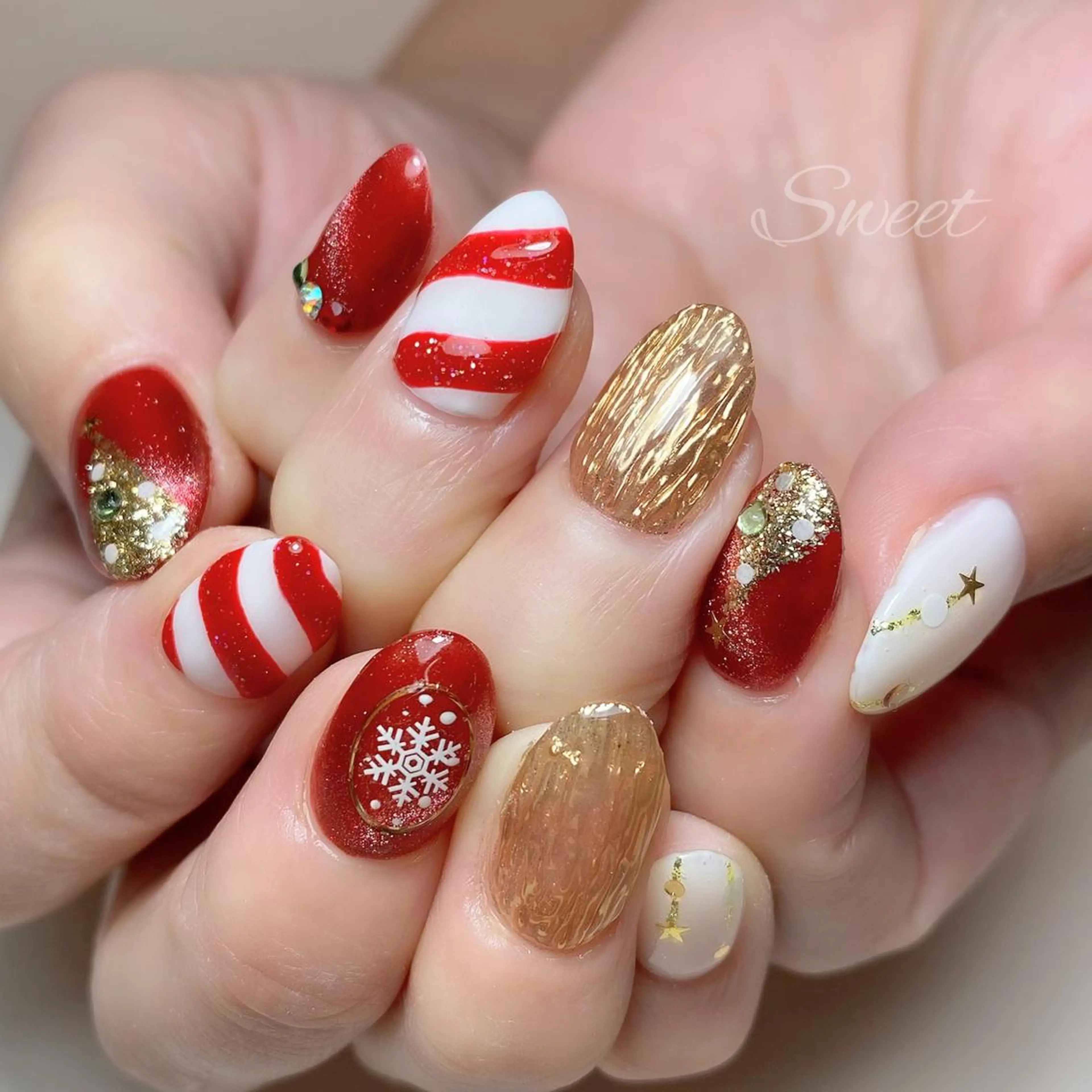 ネイル sweet 仲野陽子のネイルデザイン