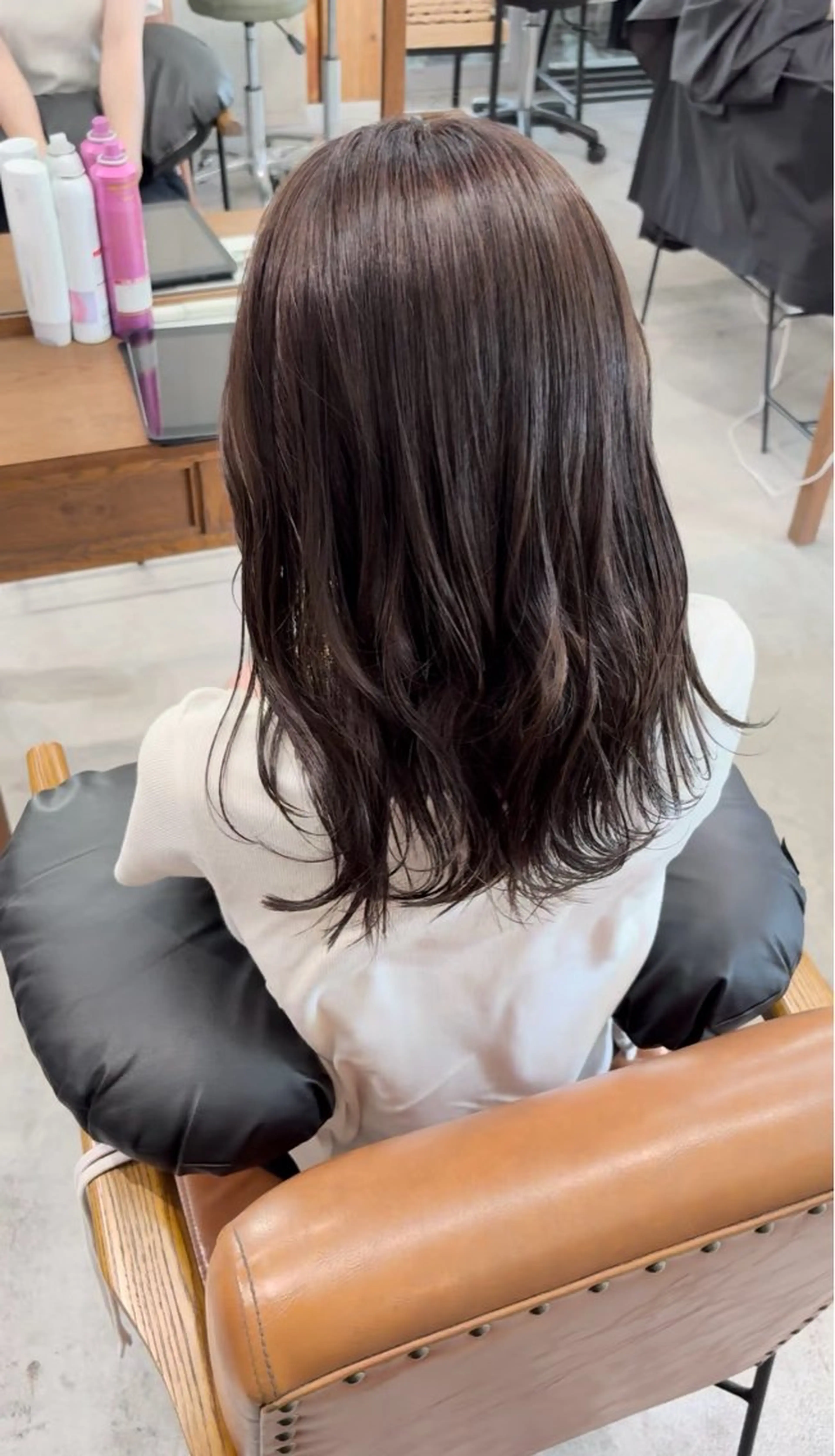 ミディアム カット ヘアカラー トリートメント Nicoru*所属・SONO 【一宮】のヘアスタイル