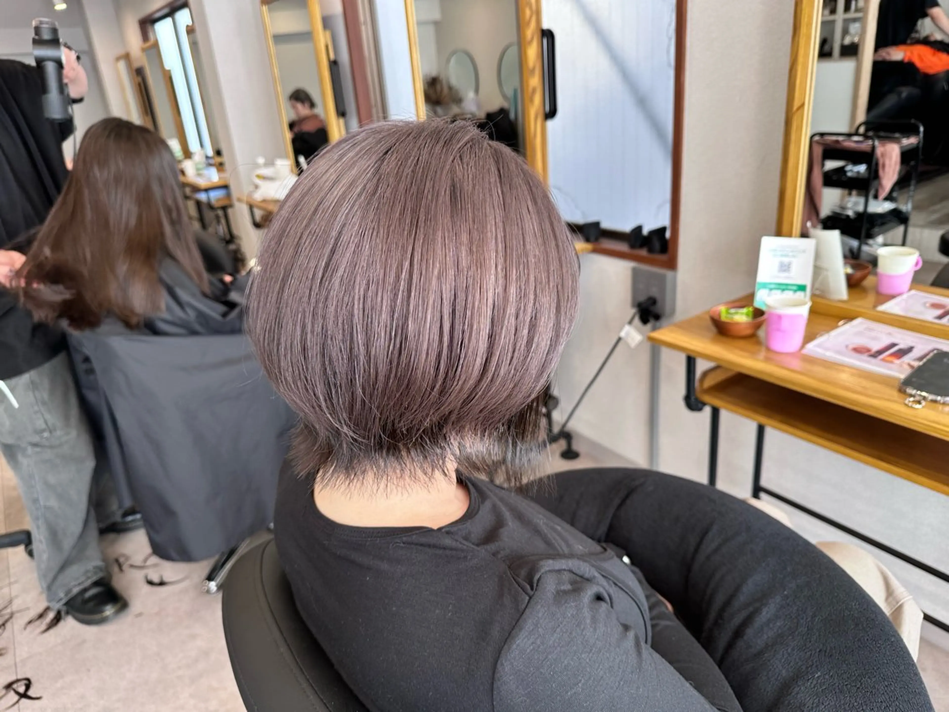 ミディアム カラー グレージュ 《髪質改善・縮毛矯正 /ブリーチ》坂本爽のヘアスタイル