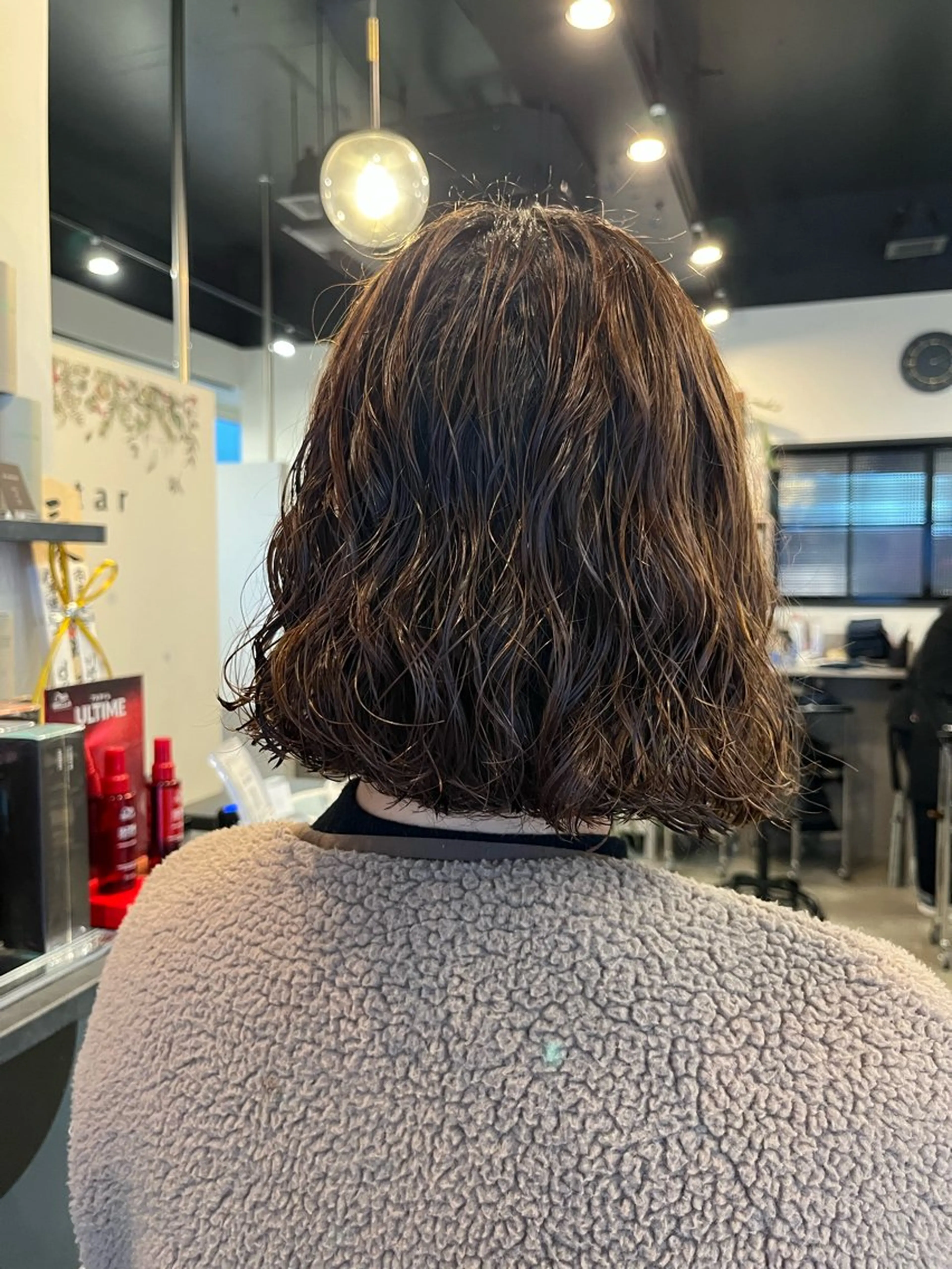 ミディアム パーマ ミディアムパーマ ボブ カット パーマ dogstar小林諒 パーマ/レイヤーのヘアスタイル