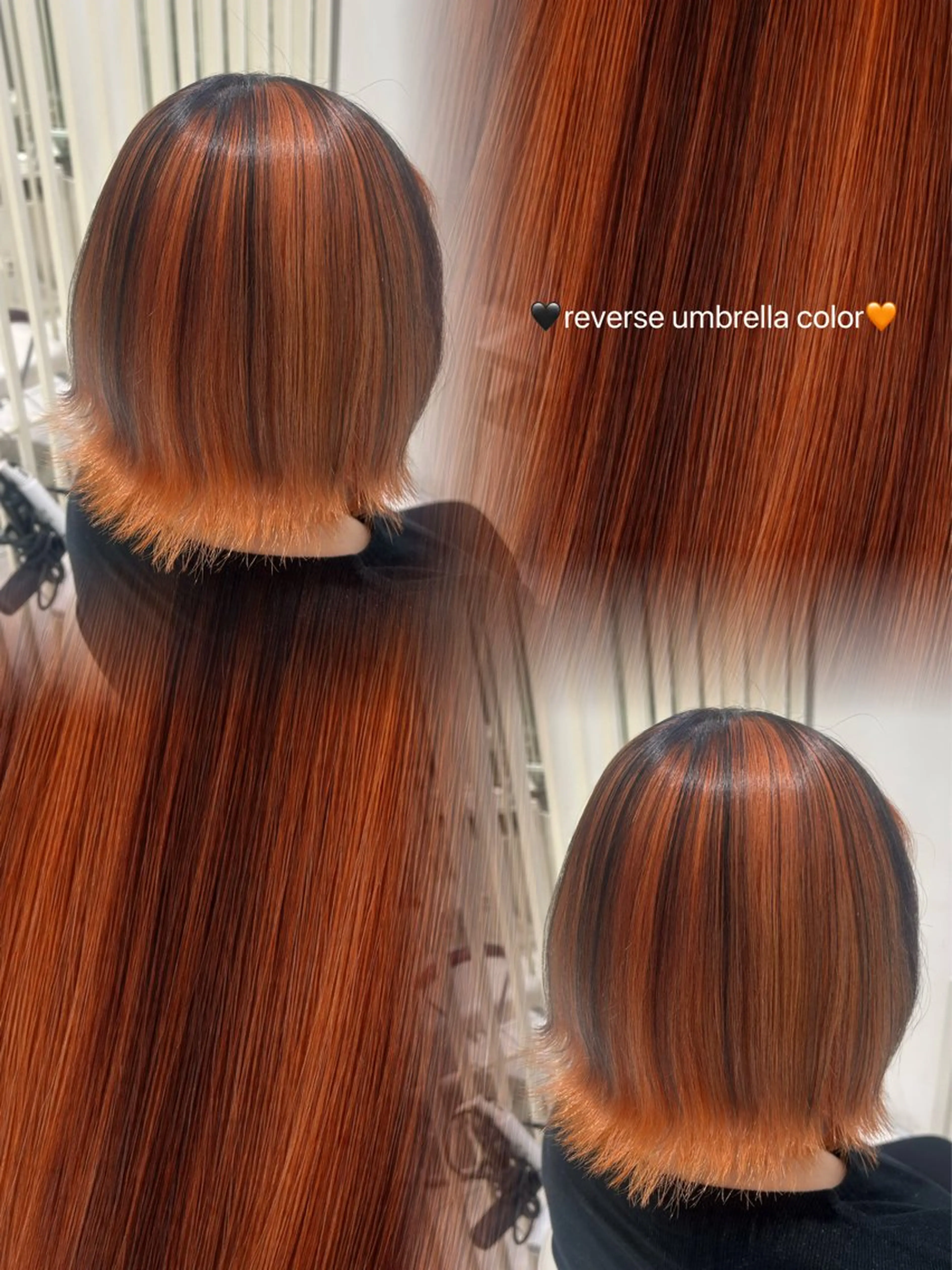 ミディアム カット ヘアカラー トリートメント 中嶋 礼愛のヘアスタイル