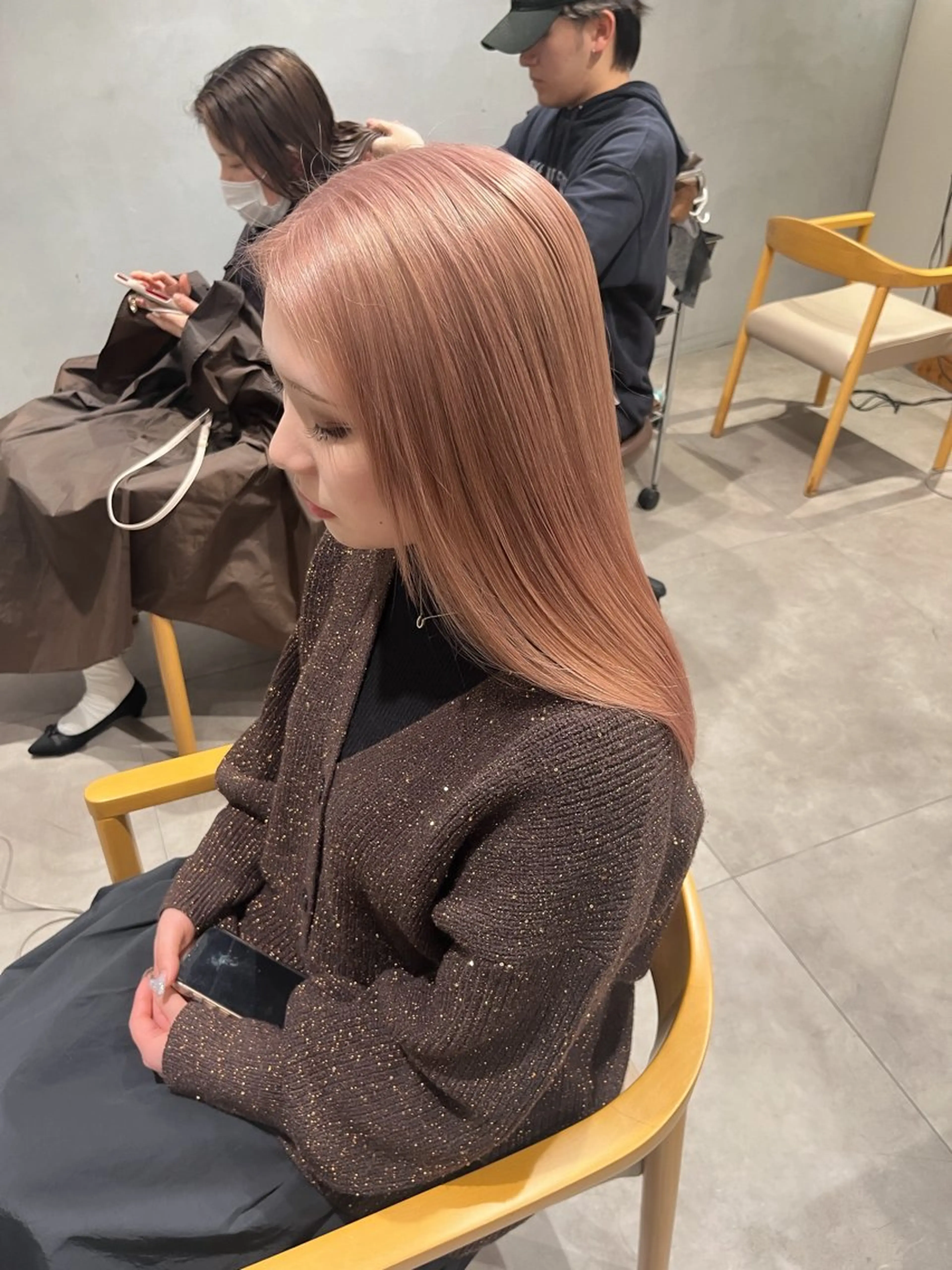 カラー 河原 楓樹のヘアスタイル