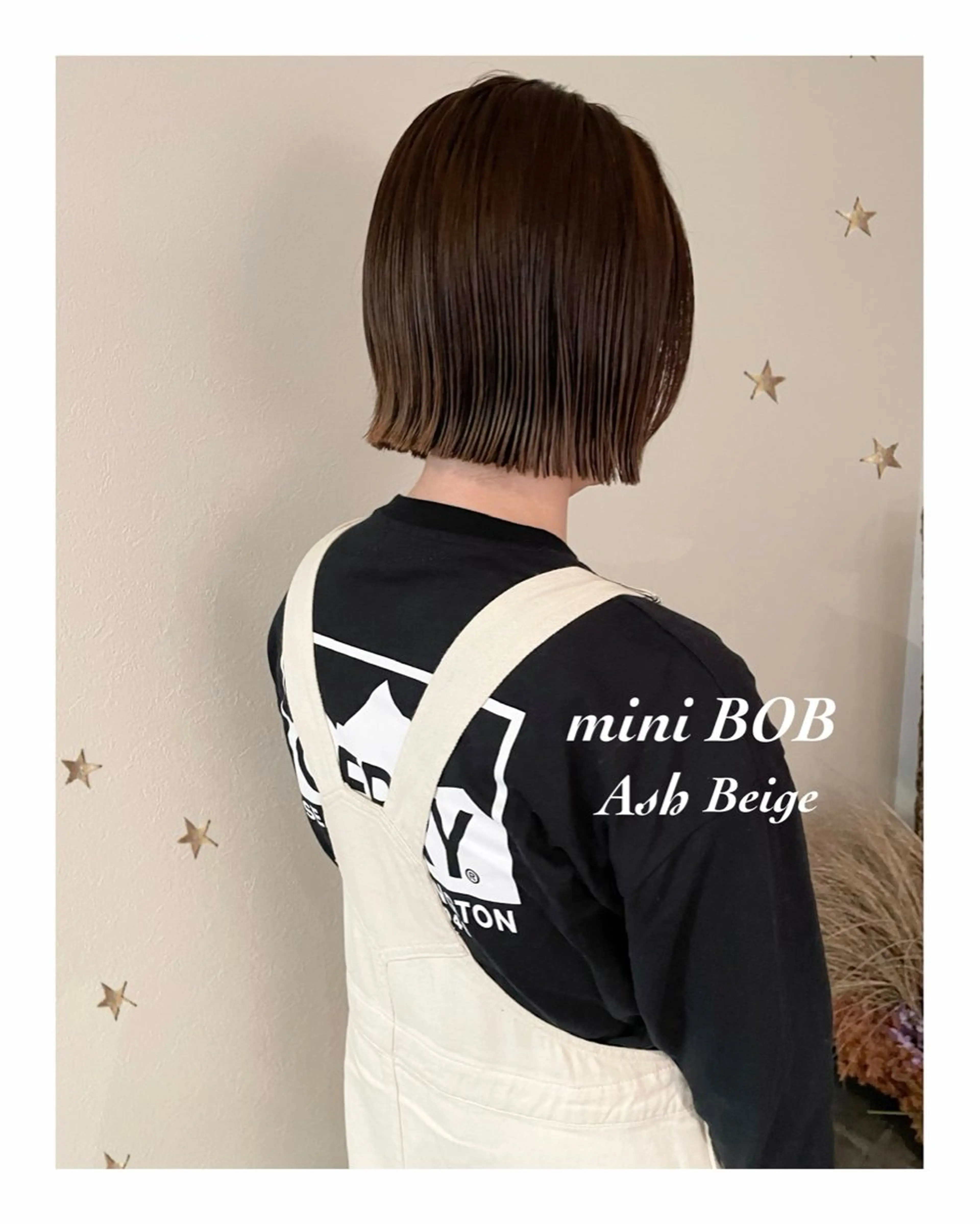 ミディアム カラー カット ヘアカラー 市川 千夏のヘアスタイル