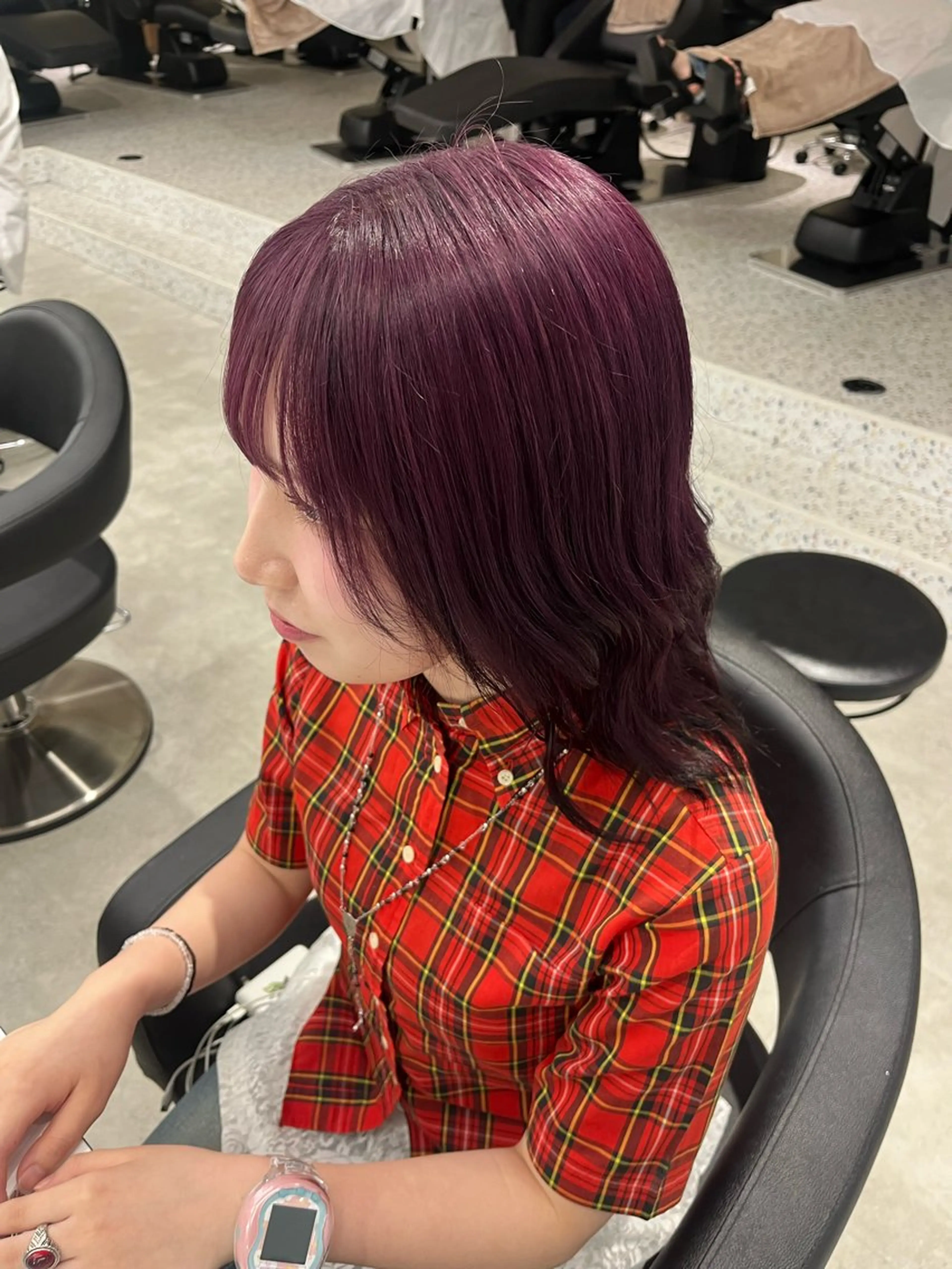 ロング カラー みう/仙台/暖色/ 艶髪/顔周りカット/のヘアスタイル