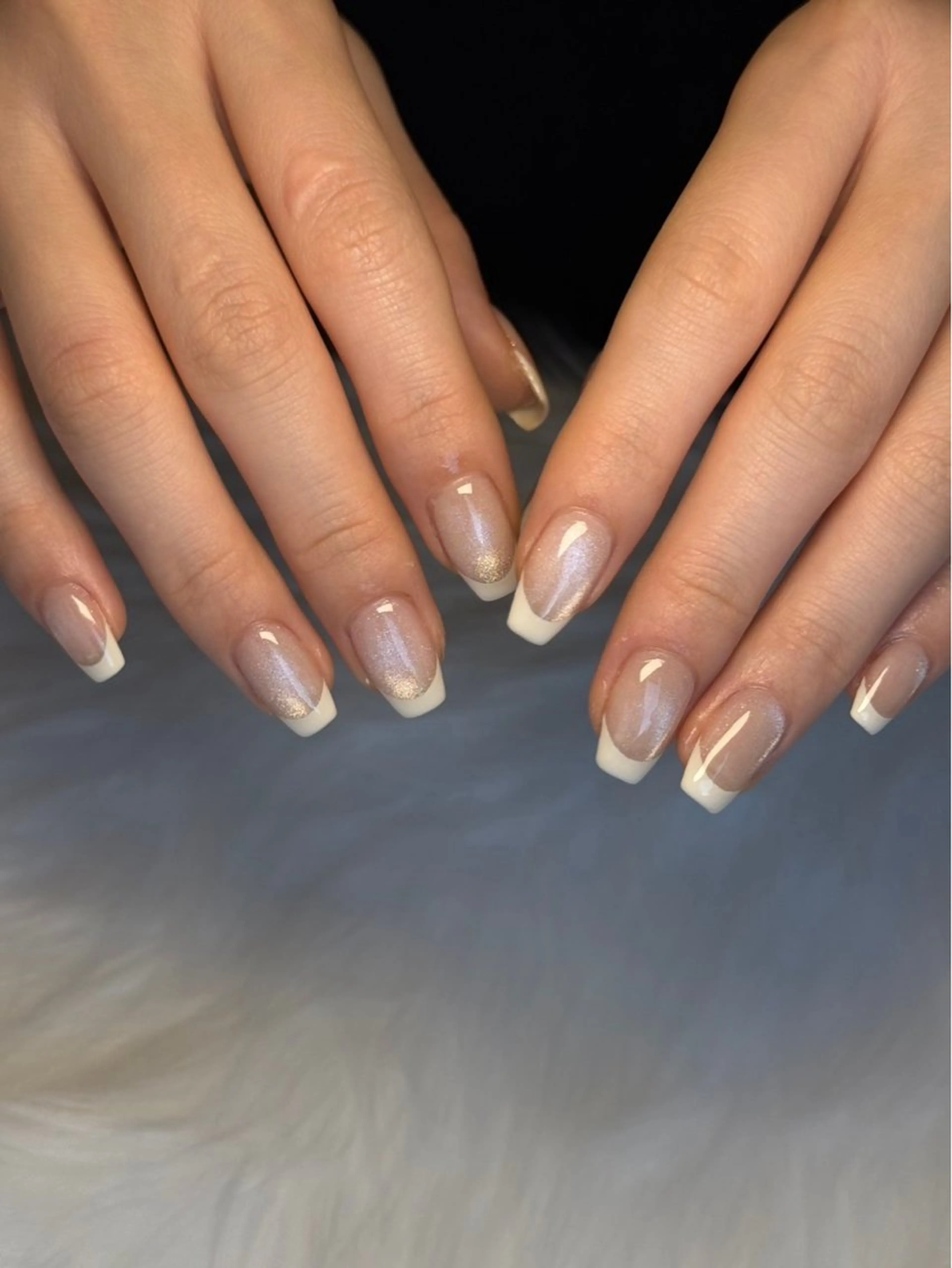 ネイル フレンチネイル マグネットネイル Rich+nail 🫧仙台🫧のネイルデザイン