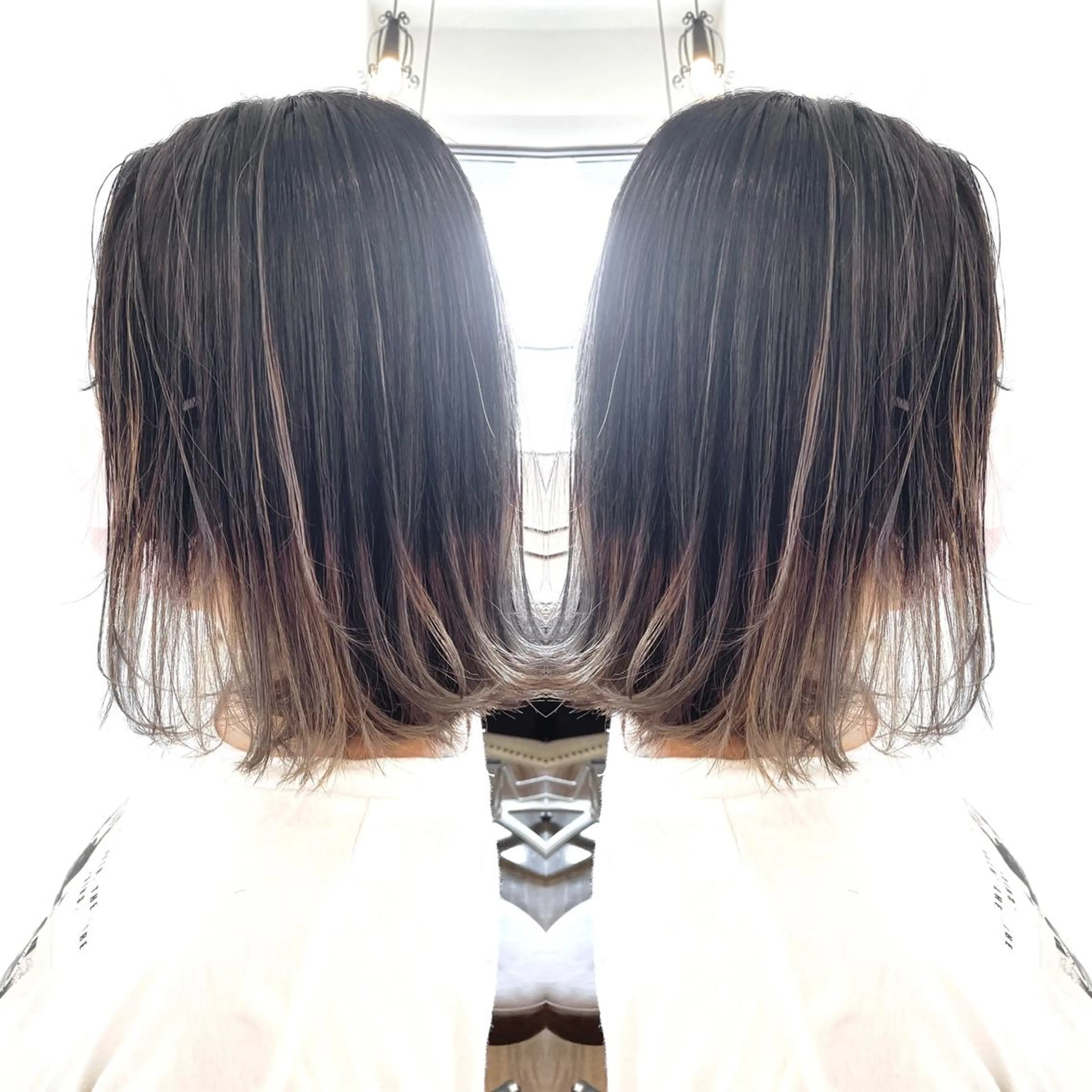 ミディアム カラー ヘアカラー 宮下 耕平のヘアスタイル