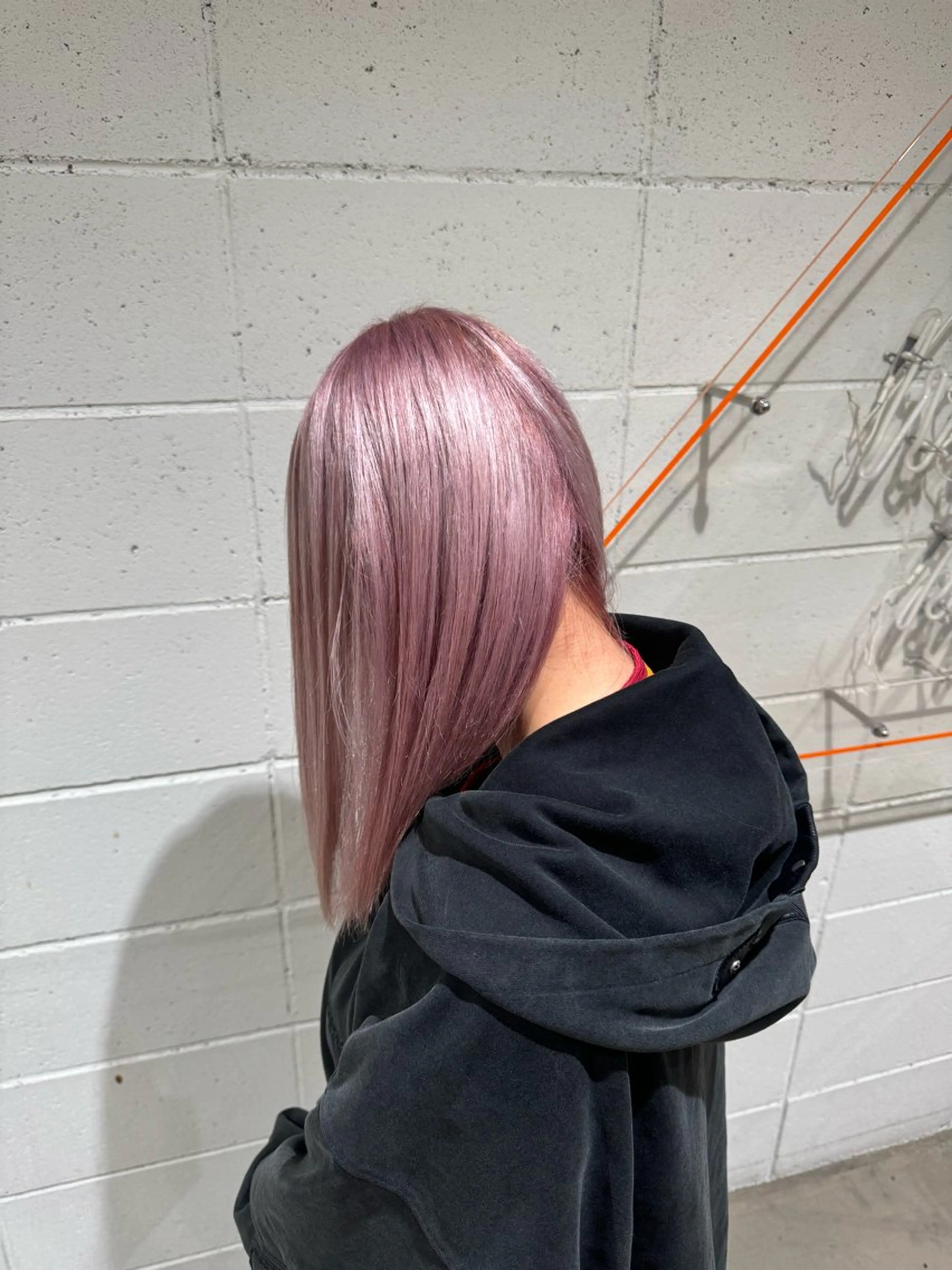 カラー ピンクカラー 大谷 央翔のヘアスタイル