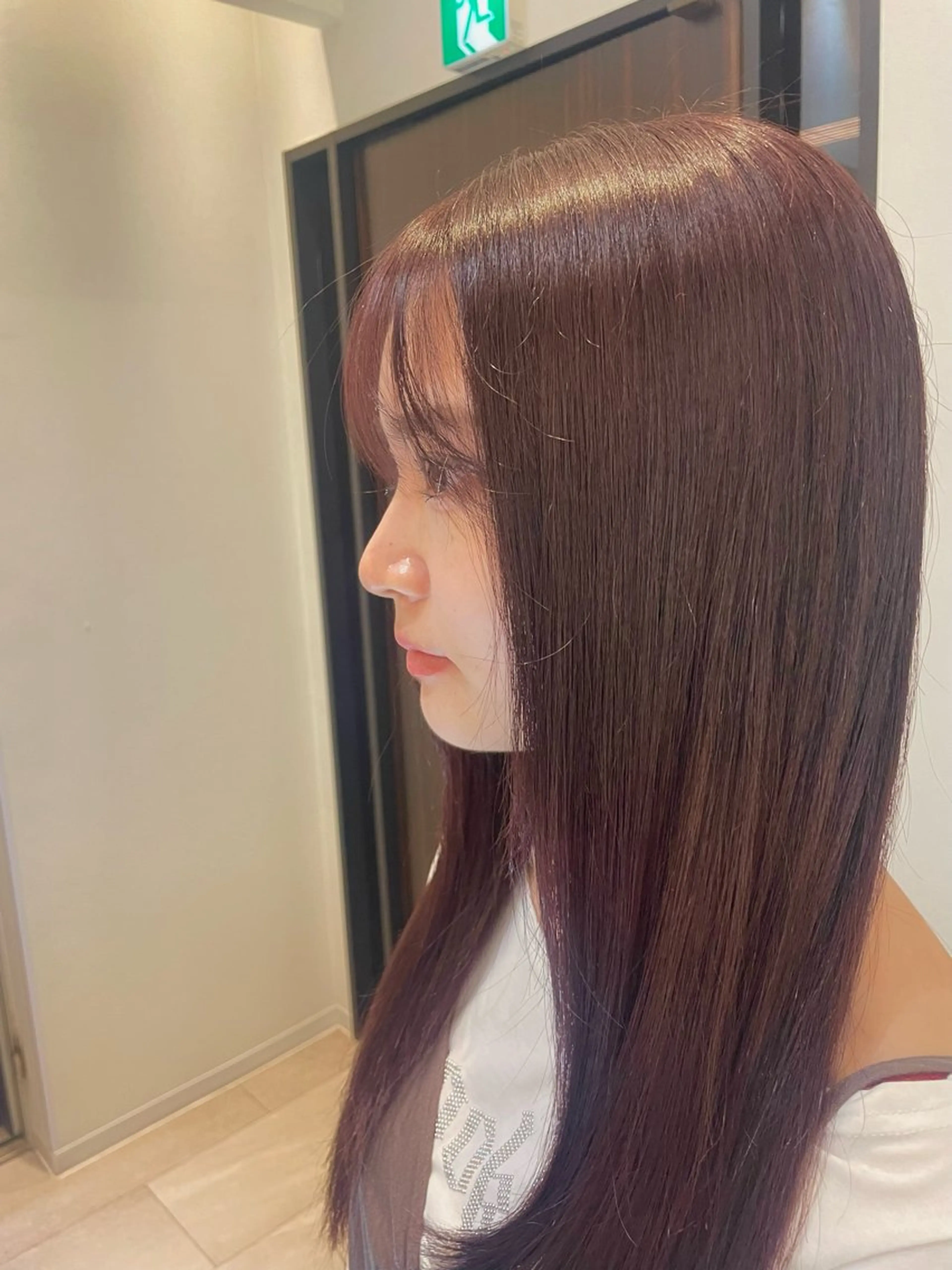カラー 田中 瑞希のヘアスタイル