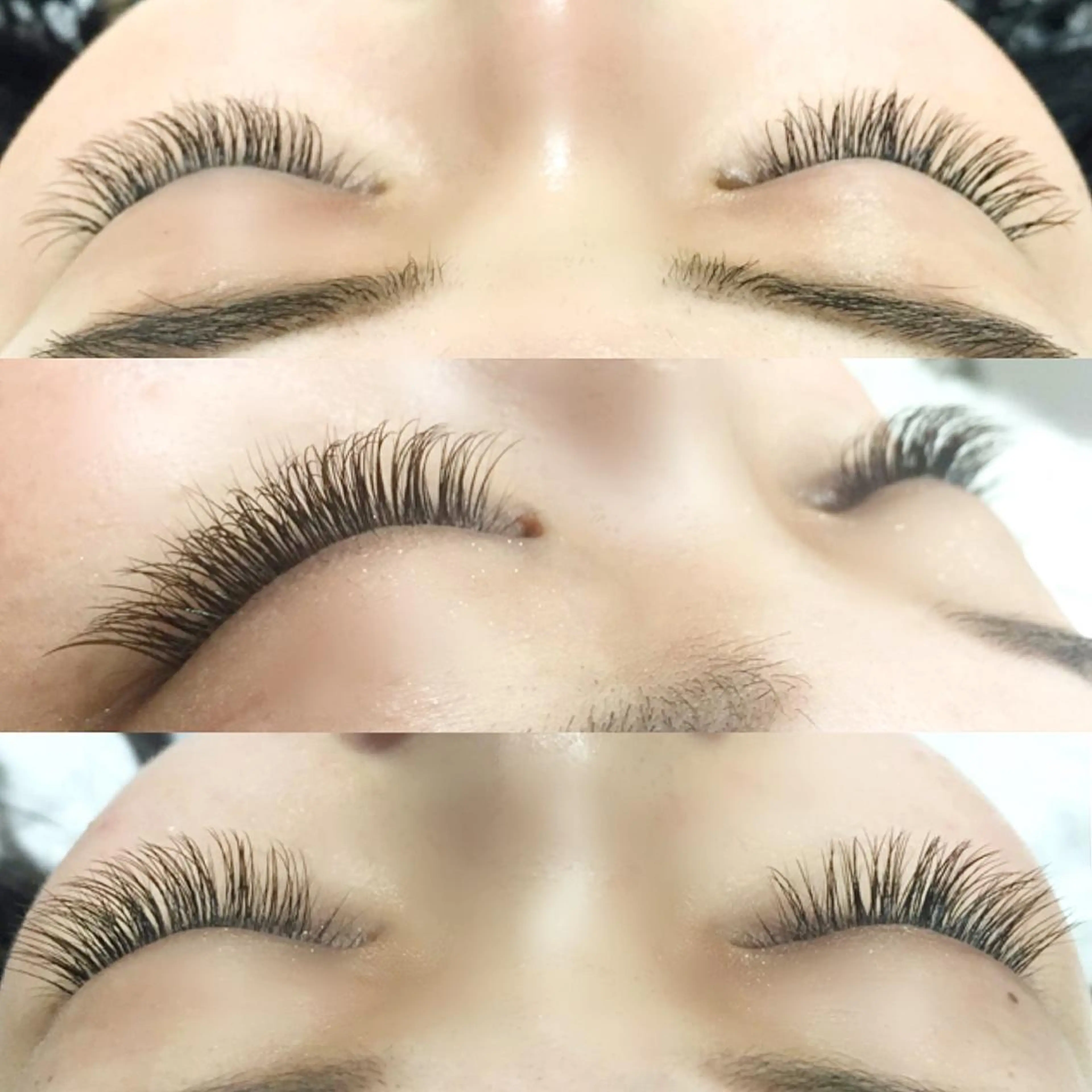 マツエク・マツパ カラーマツエク フラットラッシュ マツエク eyelash yawnのマツエク・マツパデザイン