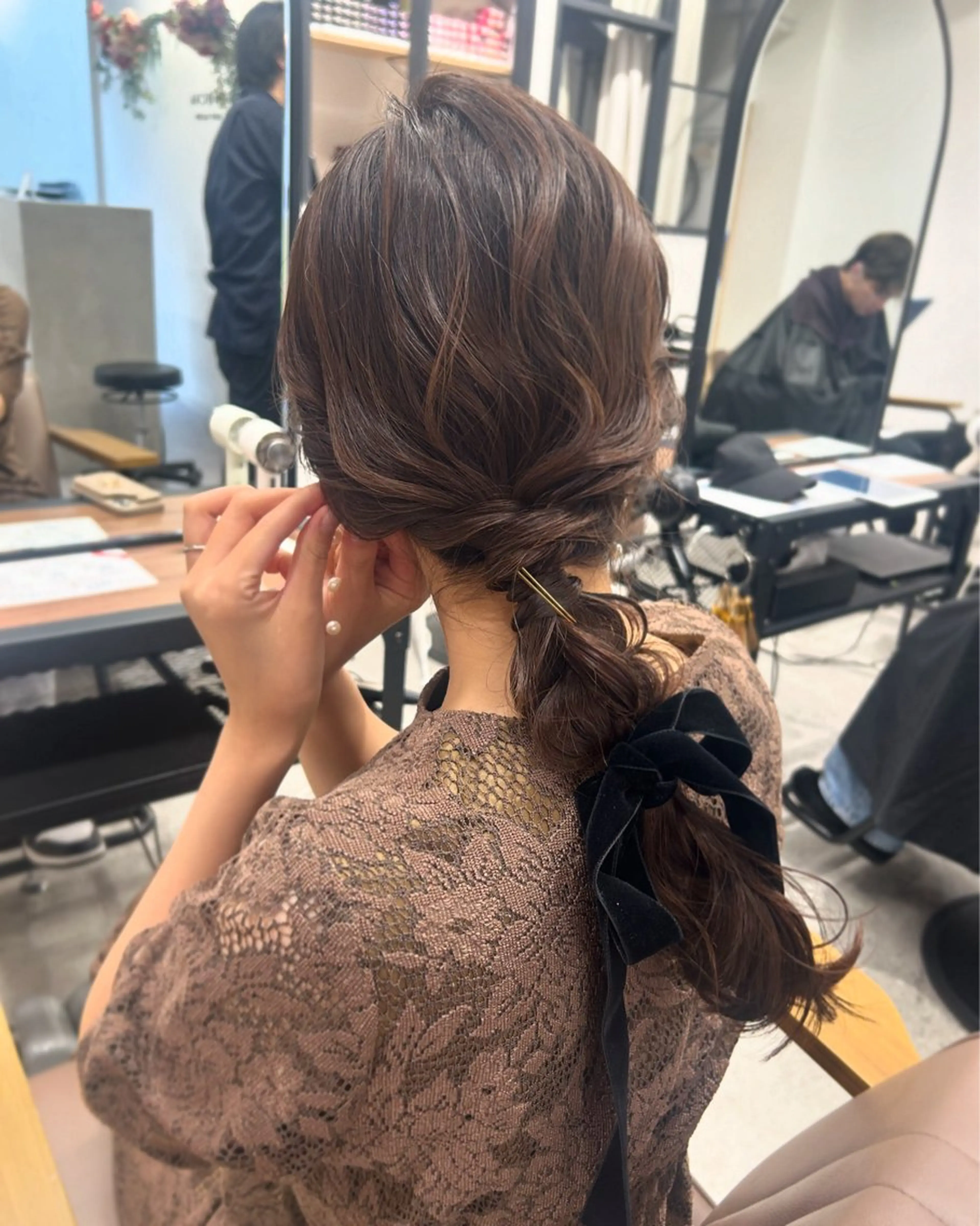 ヘアアレンジ ヘアセット ayu omochaのヘアスタイル