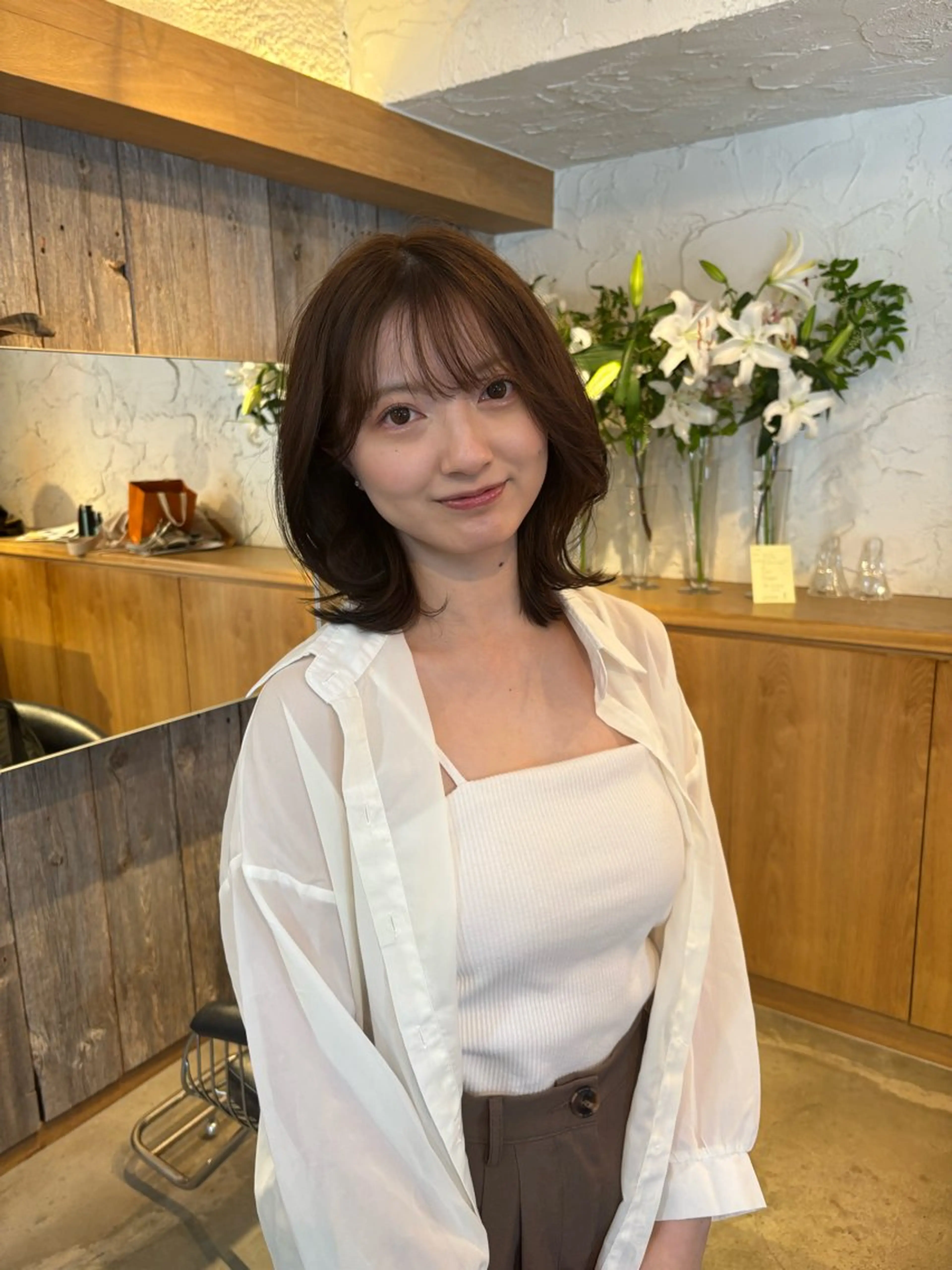 ミディアム dulce oro所属・円山/ブリーチ/暖色 Kiriのヘアスタイル