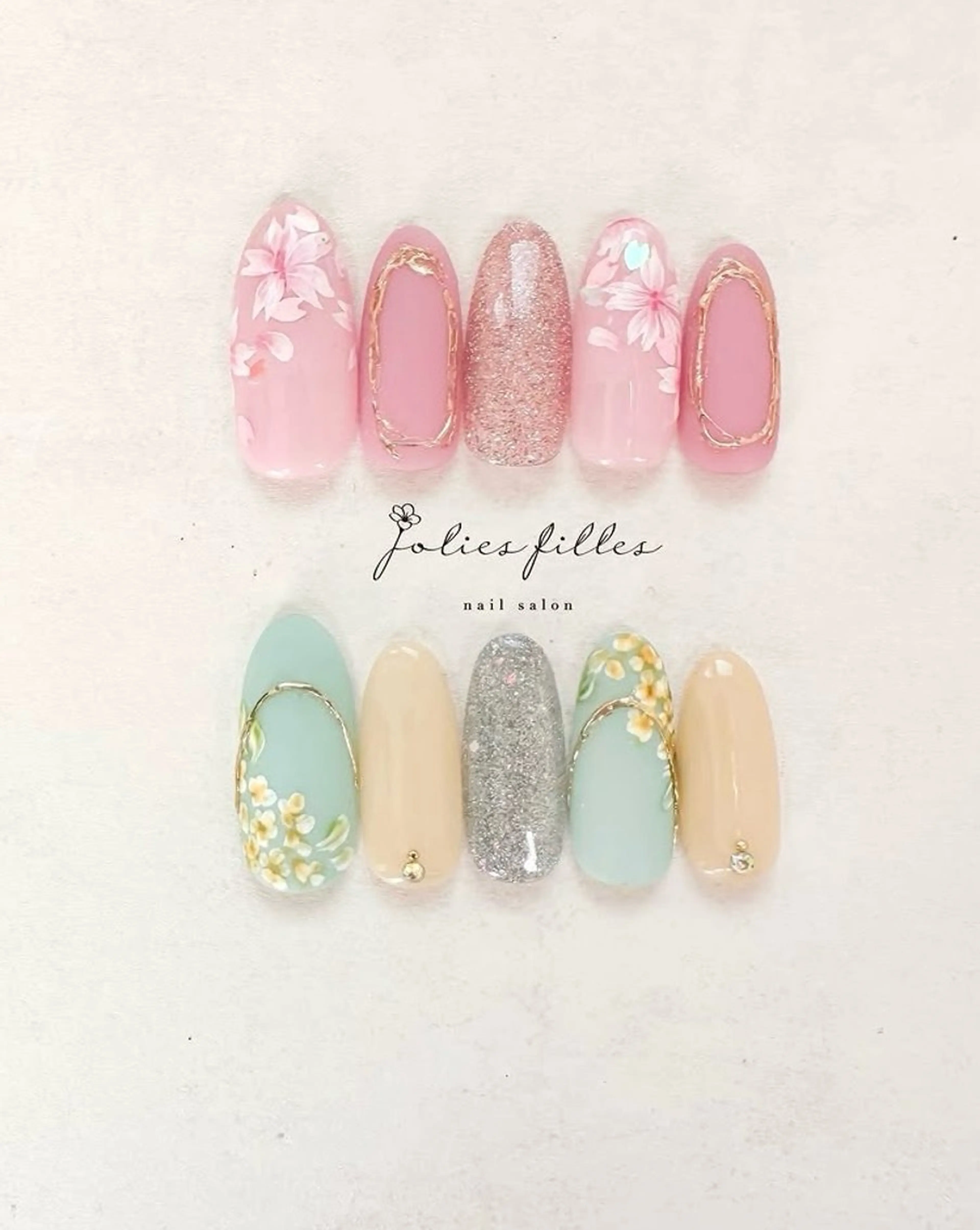 ネイル ハンドネイル ジョリフィーユ 中出のネイルデザイン