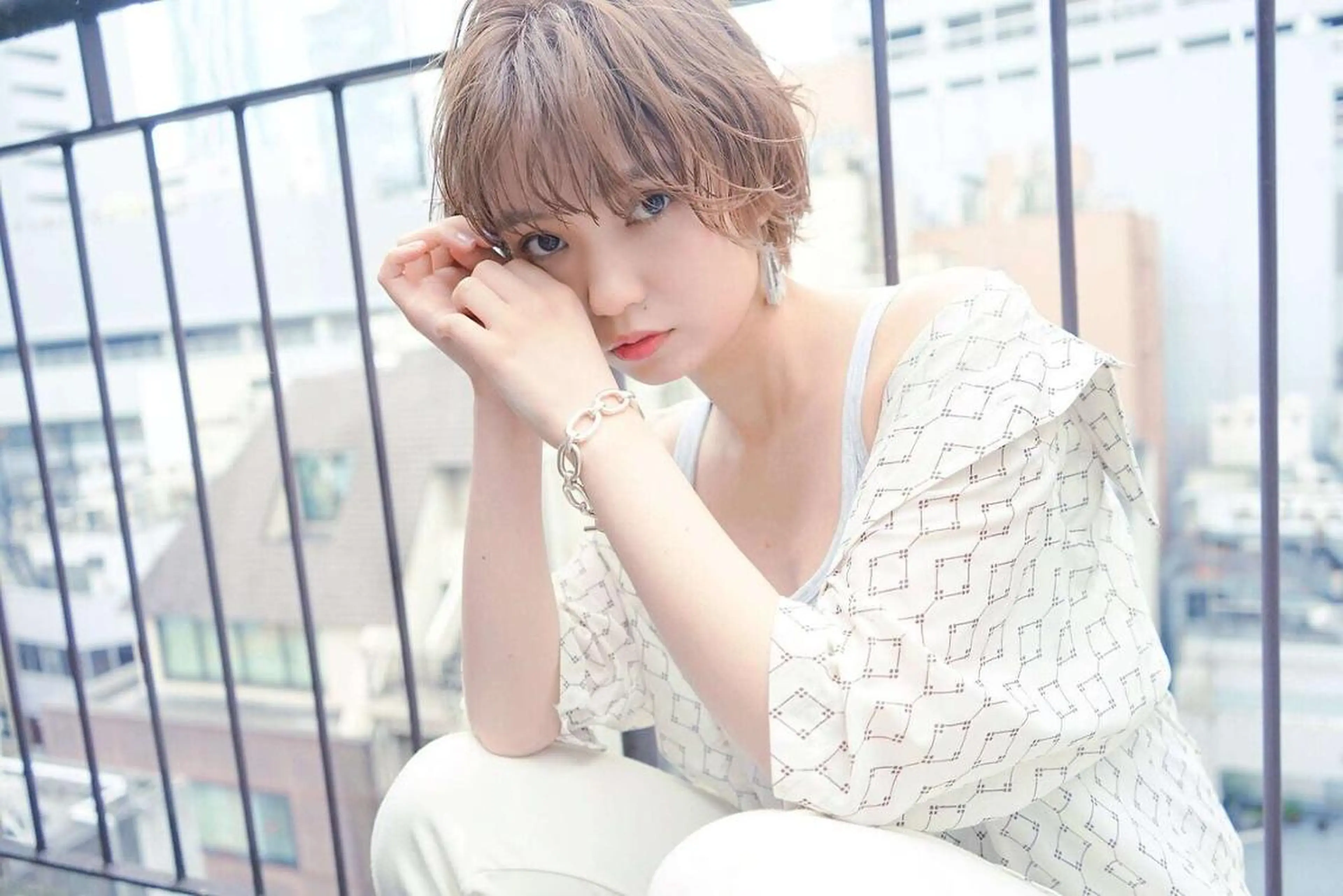 ショート カラー ヘアアレンジ ✨艶髪✖癒し✨🍀 miyazawaのヘアスタイル