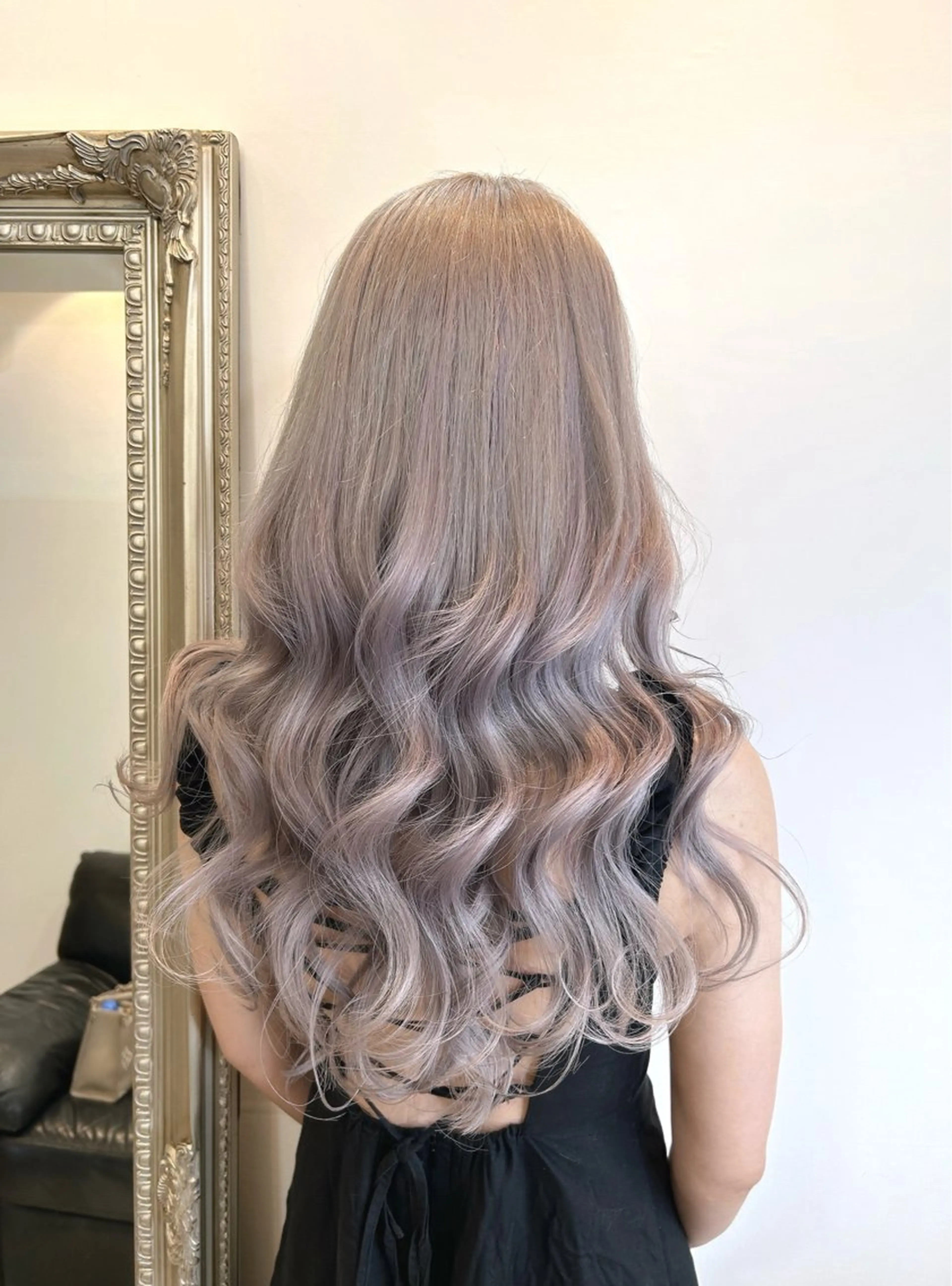 ロング カラー ブリーチ エクステ エクステ ANKH CROSS 🦋mako🦋のヘアスタイル