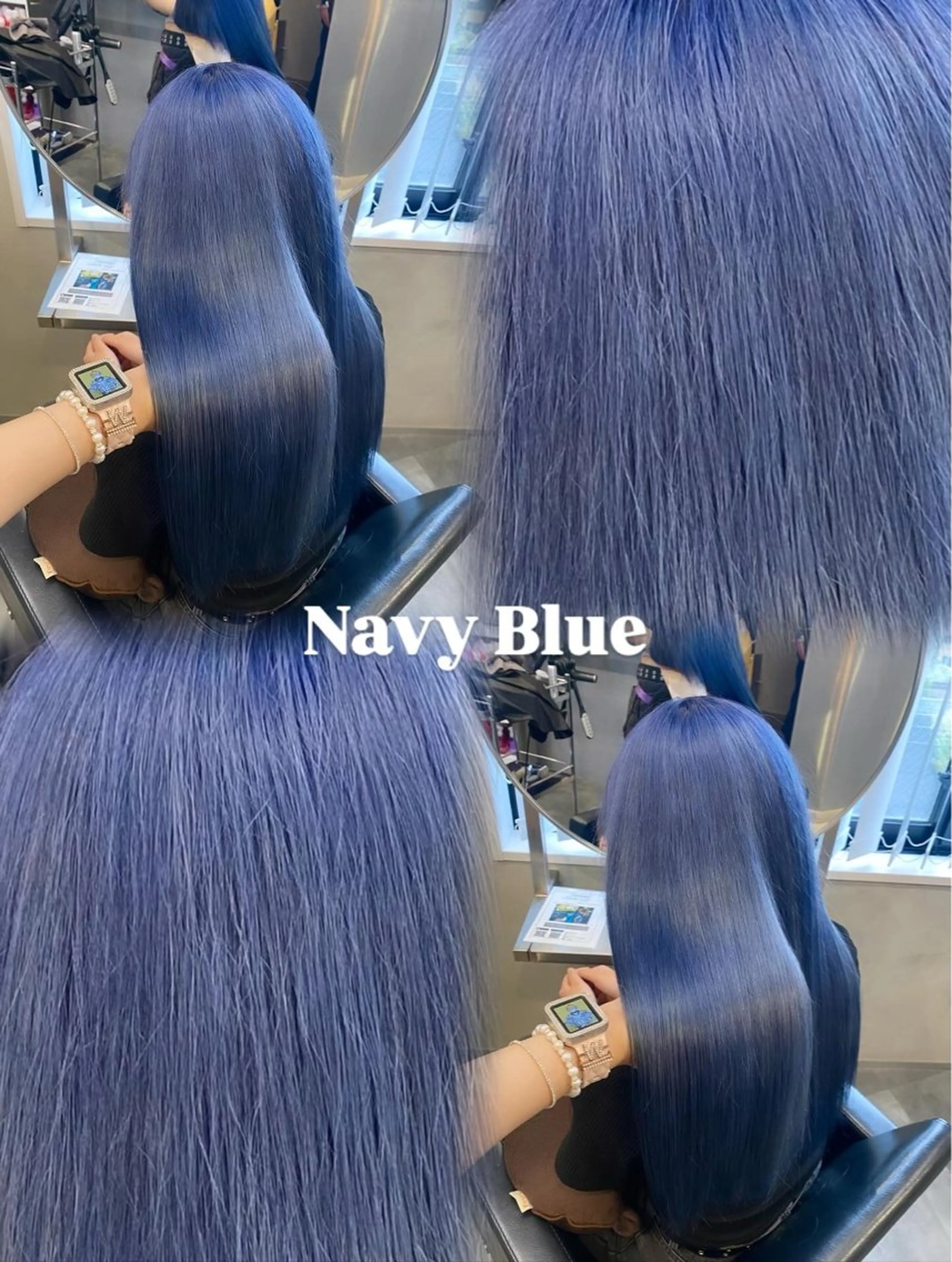 ロング ヘアカラー ななみ/博多/ ブリーチ/髪質改善のヘアスタイル