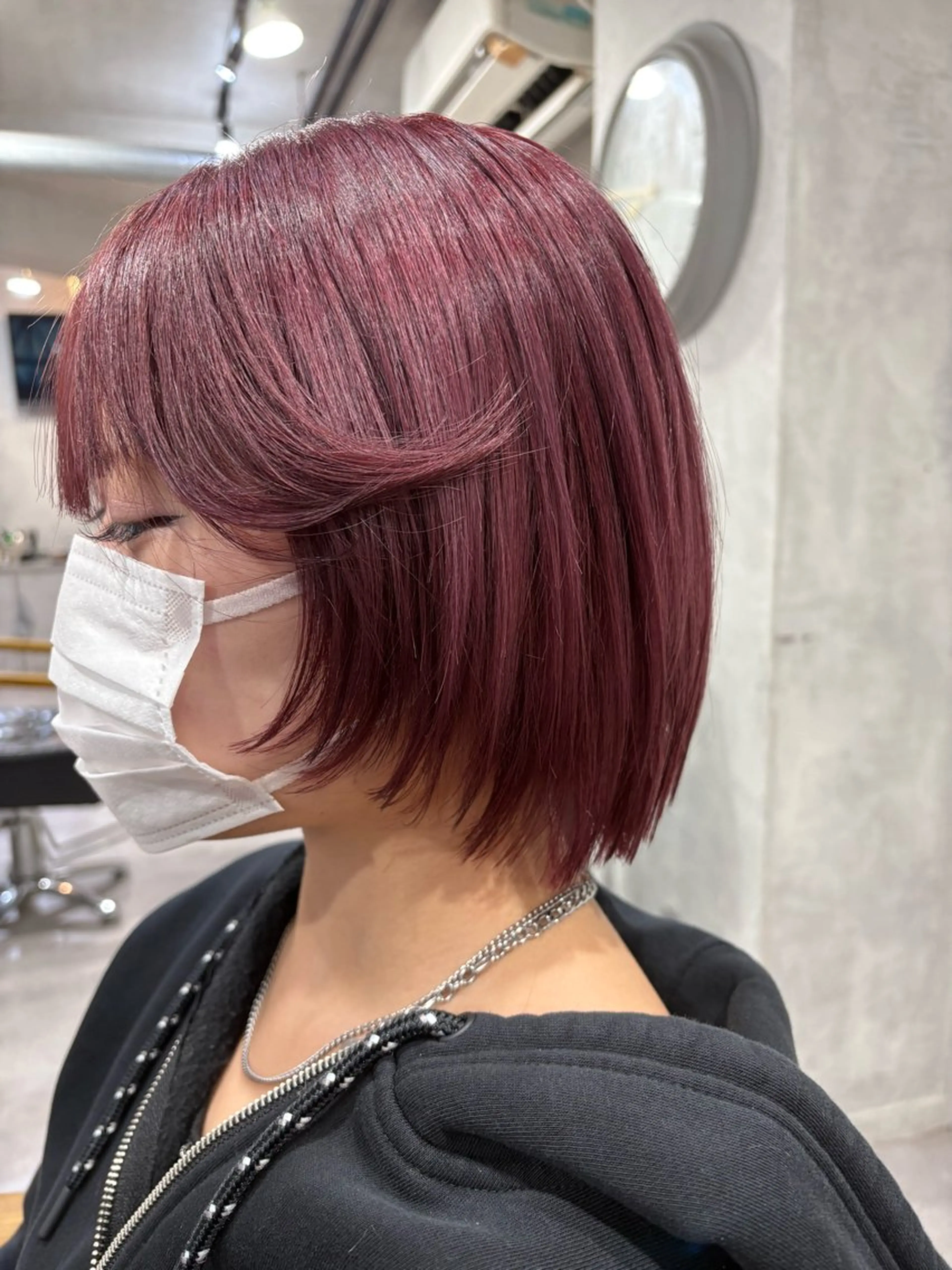 ミディアム カラー 🌈透明感カラー 韓国 ミライ🇰🇷のヘアスタイル