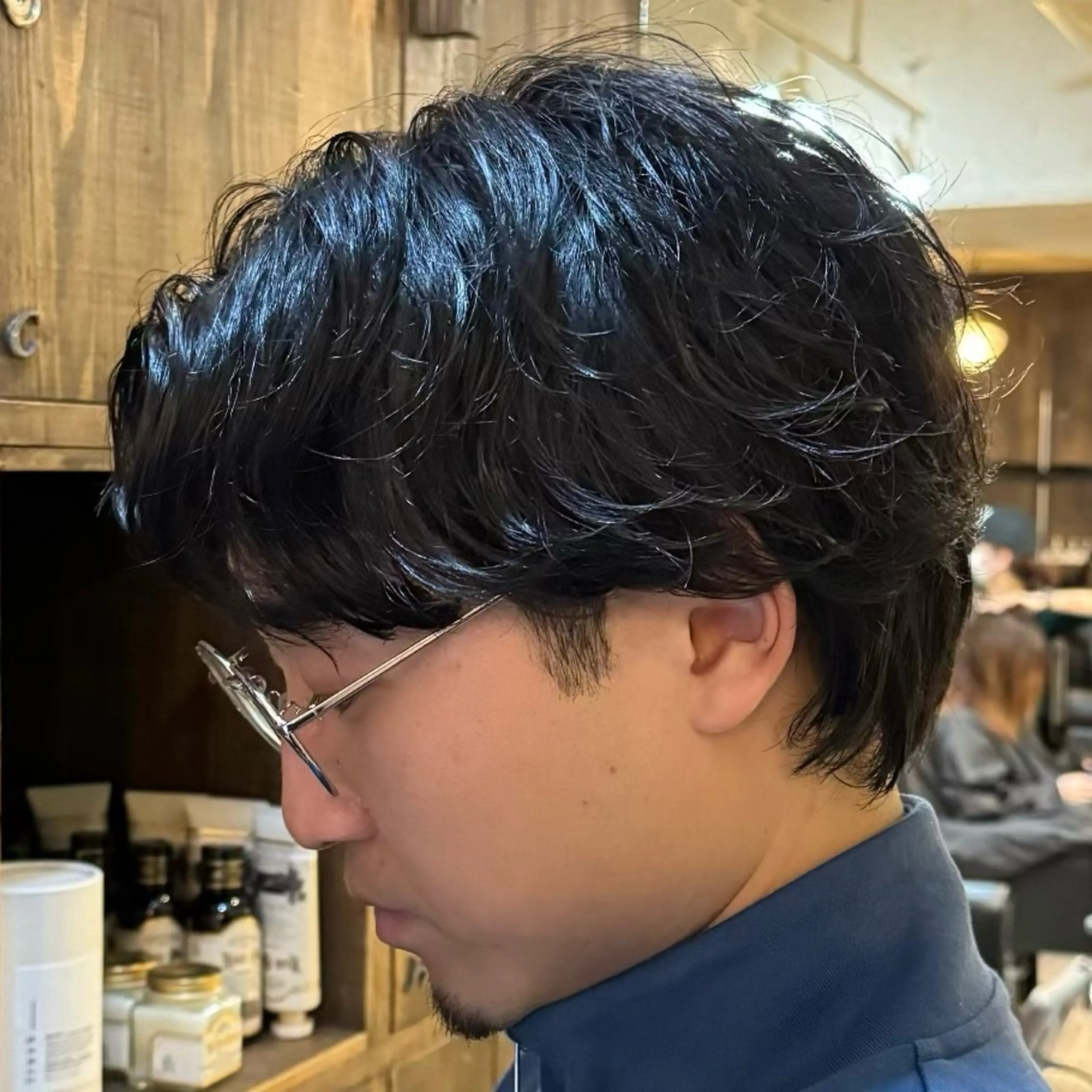 メンズ カット 韓国ヘア🫧艶カラー 🫧髪質改善/オオヤのヘアスタイル