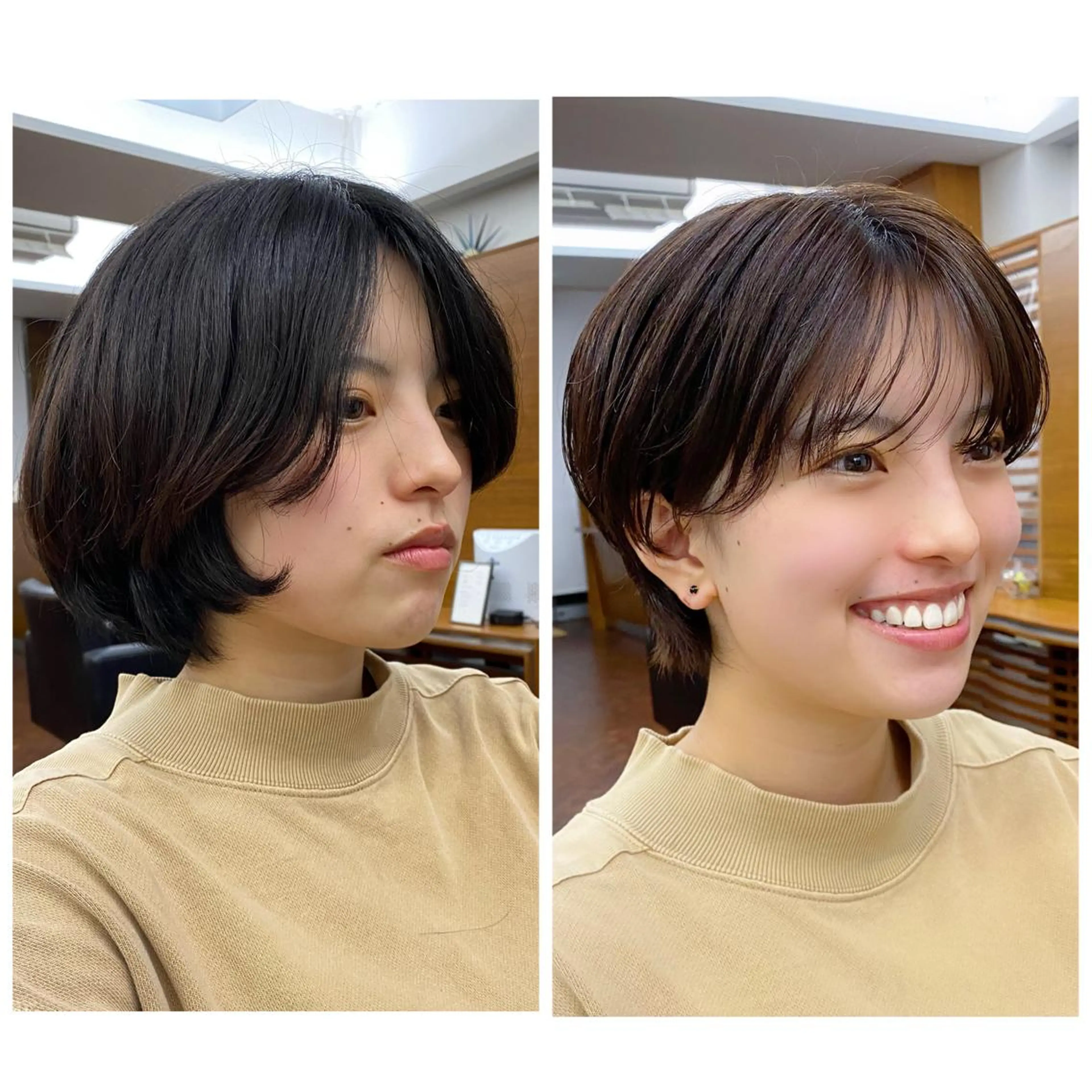 ショート カラー Paddle所属・似合わせレイヤー/ ニュアンスパーマ高倉のヘアスタイル