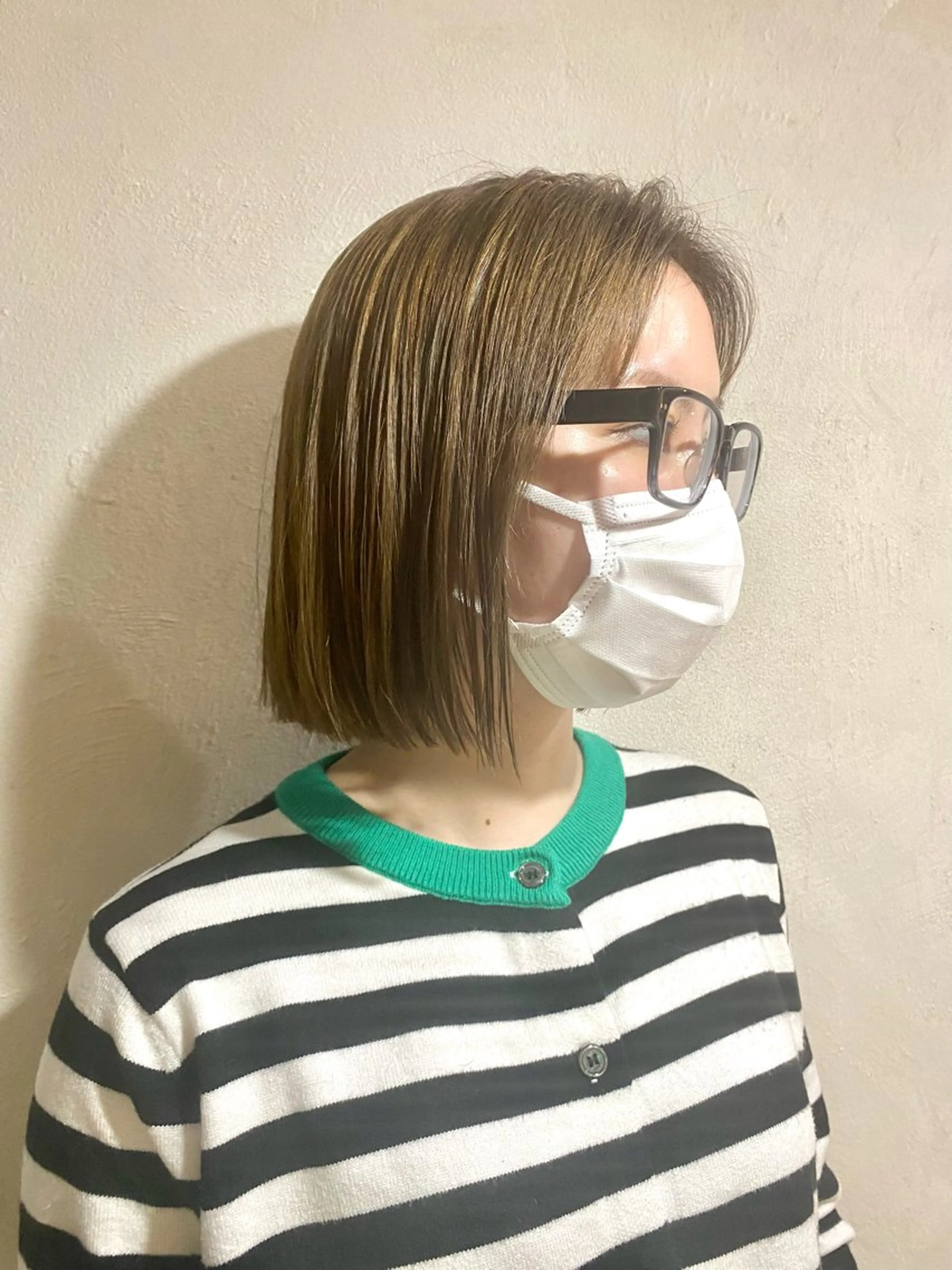 ミディアム I nagiのヘアスタイル
