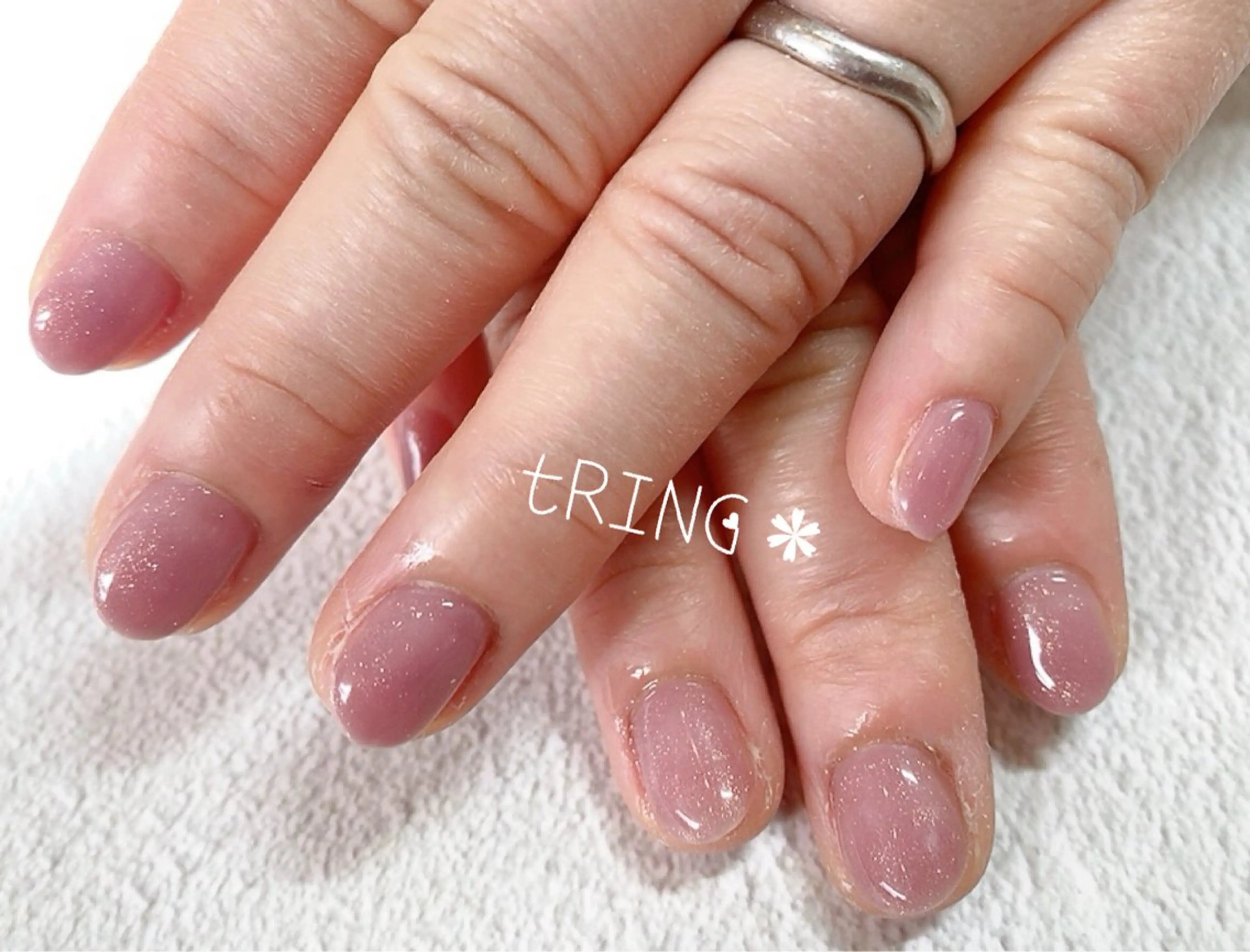 ネイル ハンドネイル tRING＊ しいの木台のネイルデザイン