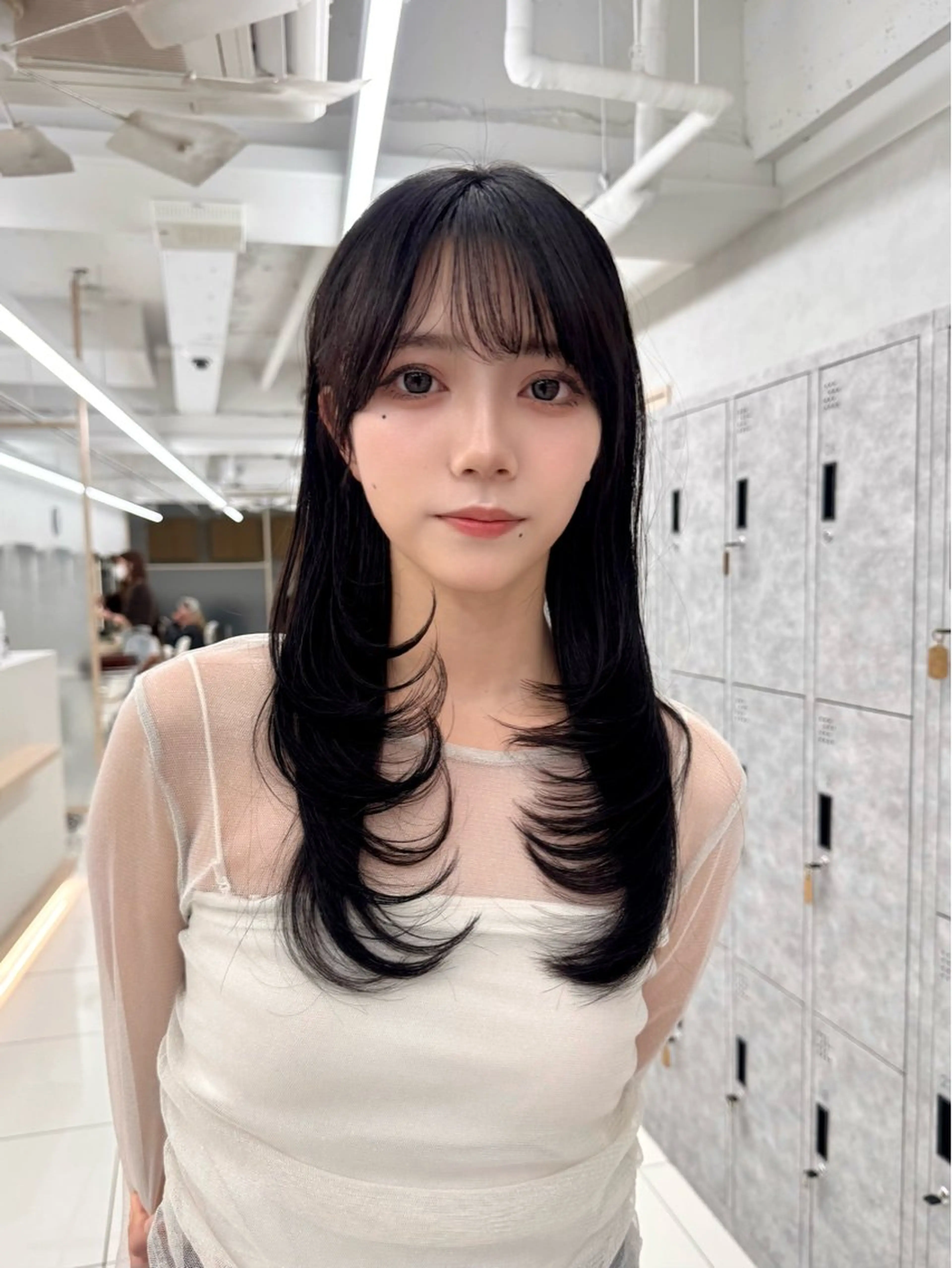 ロング 三鷹で1番ショート ボブをカットする新谷のヘアスタイル