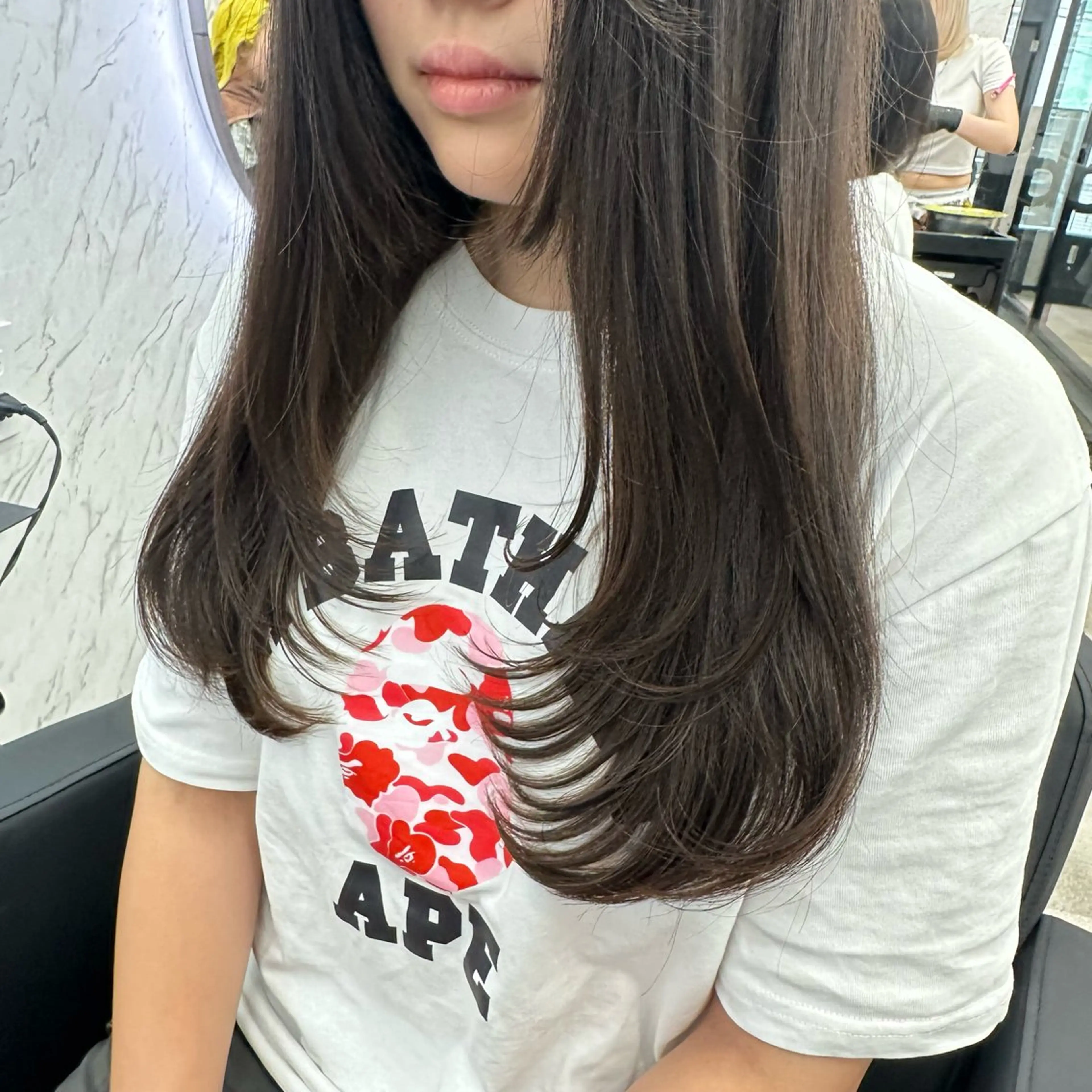 カラー カット 遠藤沙也加 /レイヤーカットのヘアスタイル