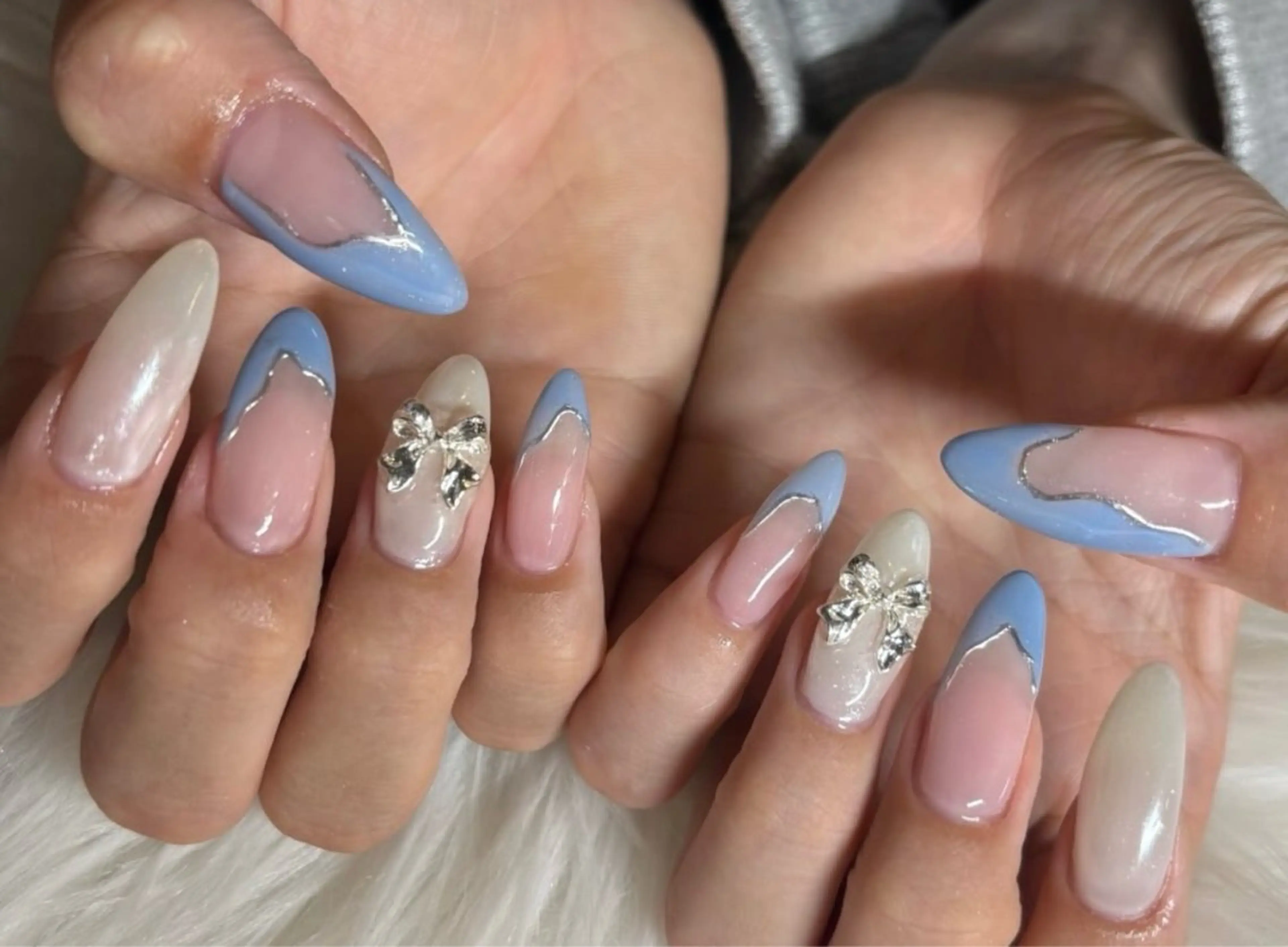 ネイル 韓国ネイル 持ち込み ニュアンスネイル ネイルチップ ハンドネイル TABI ANA.CHUOのネイルデザイン