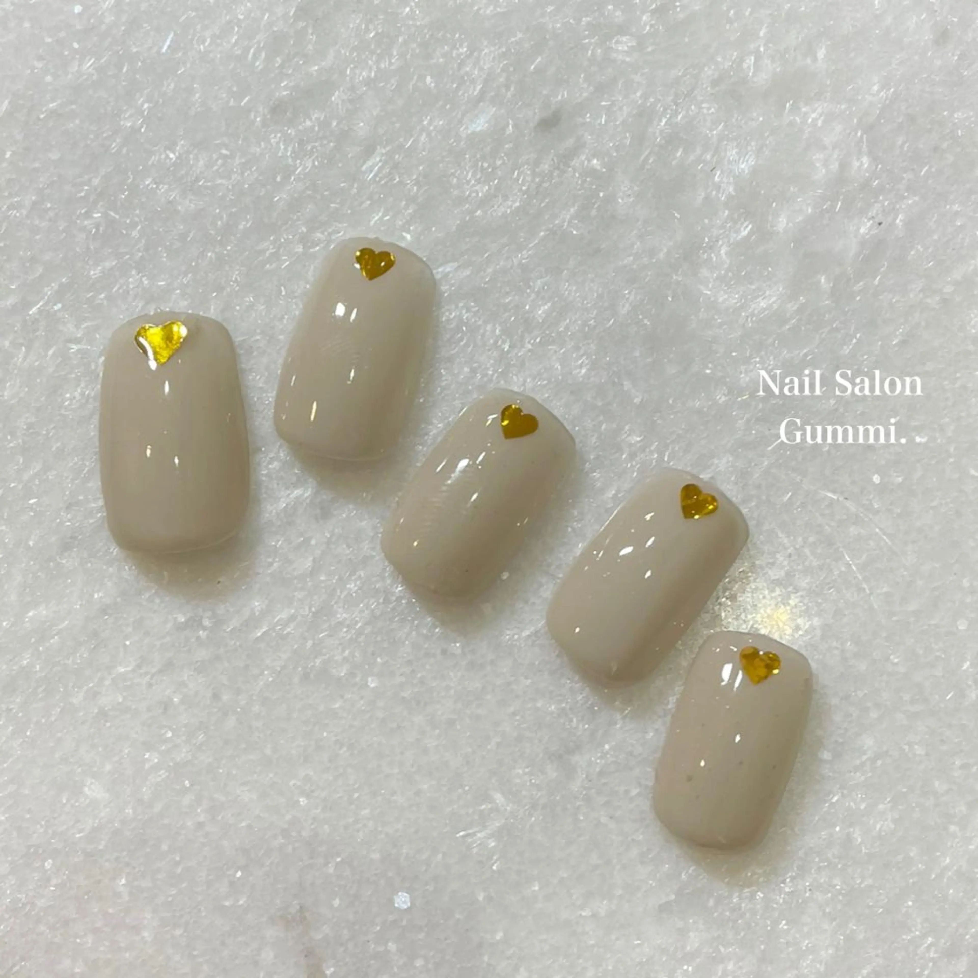 ネイル ハート 韓国ネイル Nail Salon Gummi.のネイルデザイン