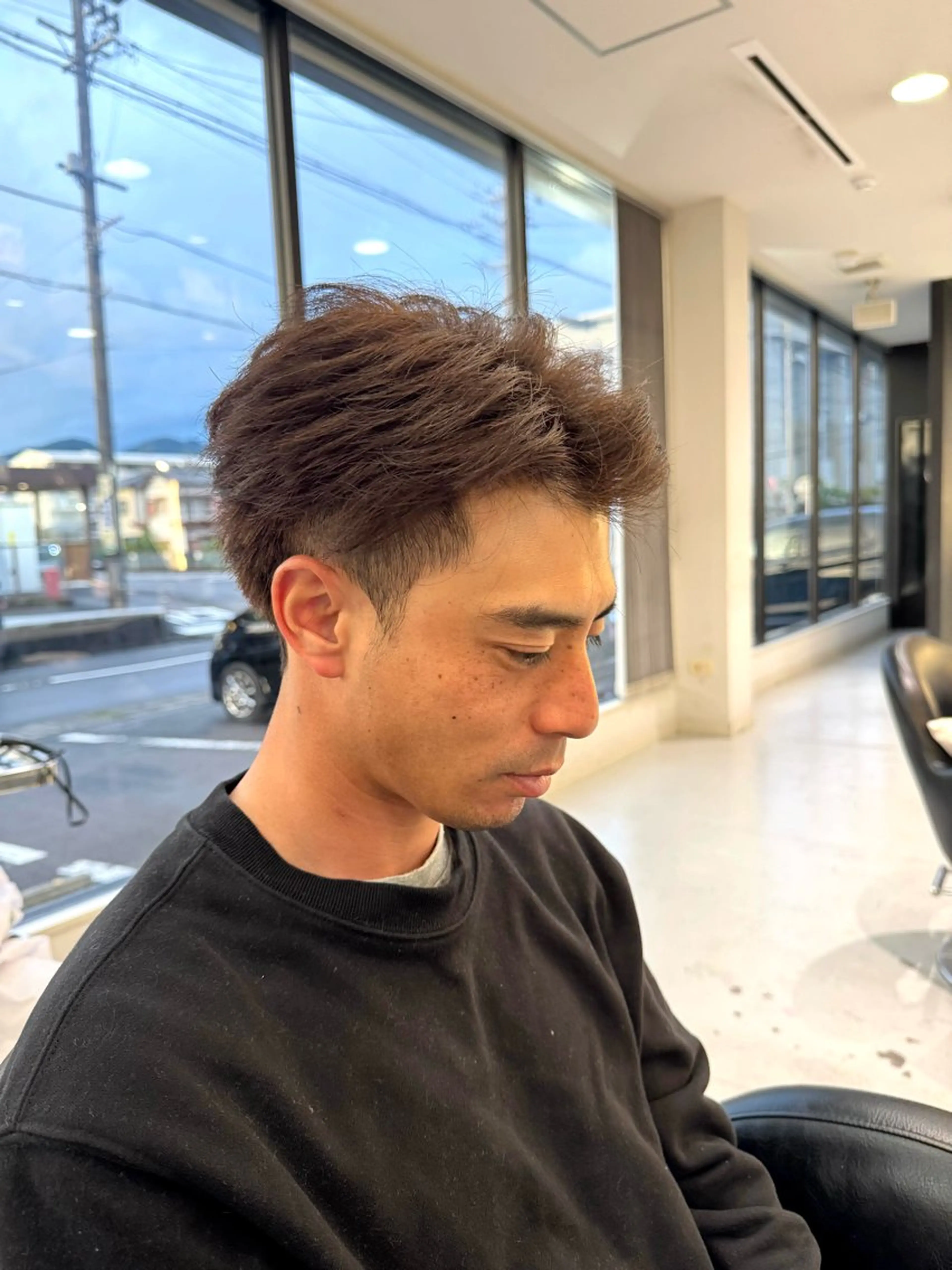 ショート メンズ 透明感艶カラー/暖色 /似合わせ/miuのヘアスタイル