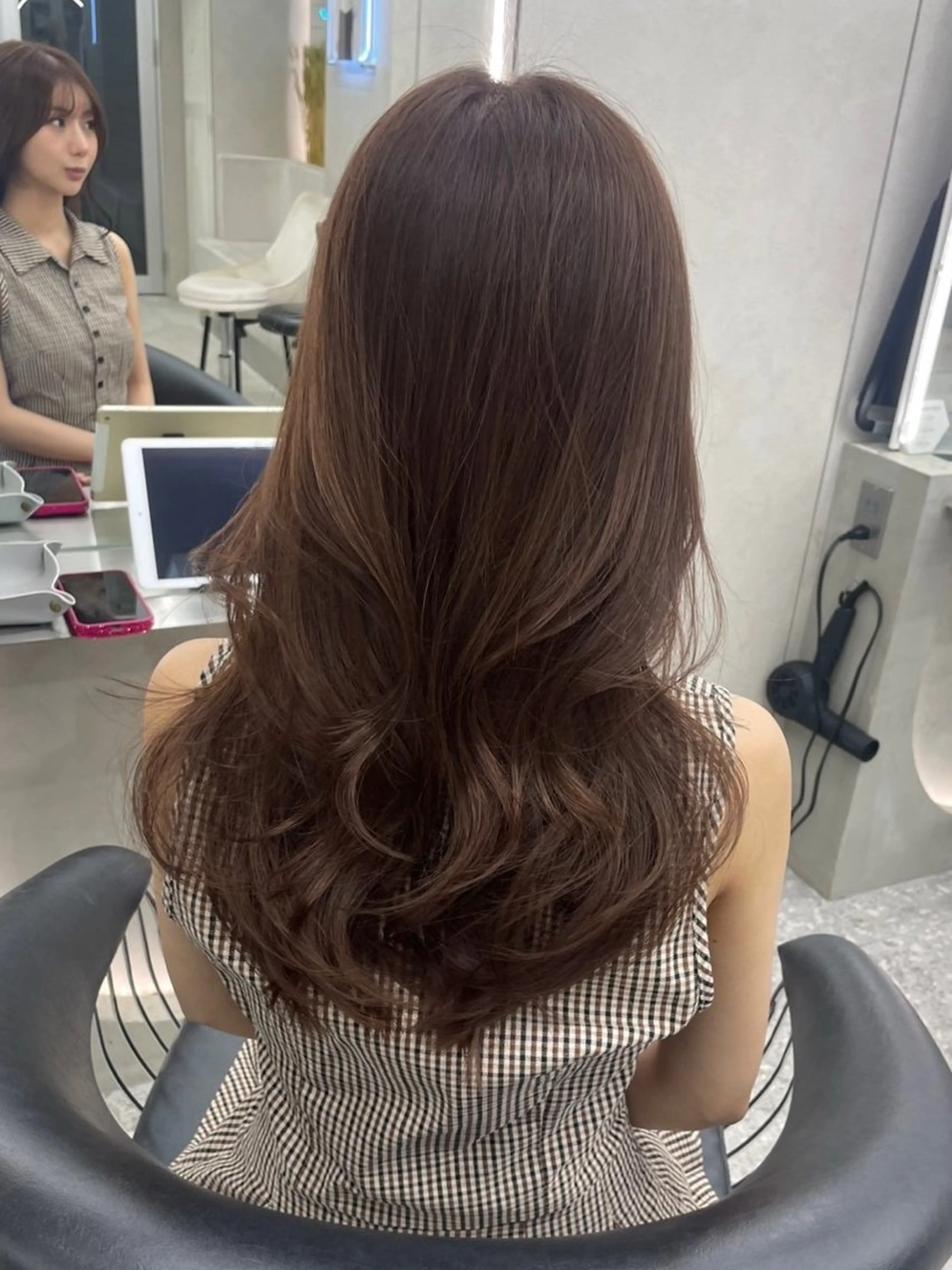 セミロング カラー ヘアアレンジ カット ヘアカラー トリートメント fumika🎀 ベージュのヘアスタイル