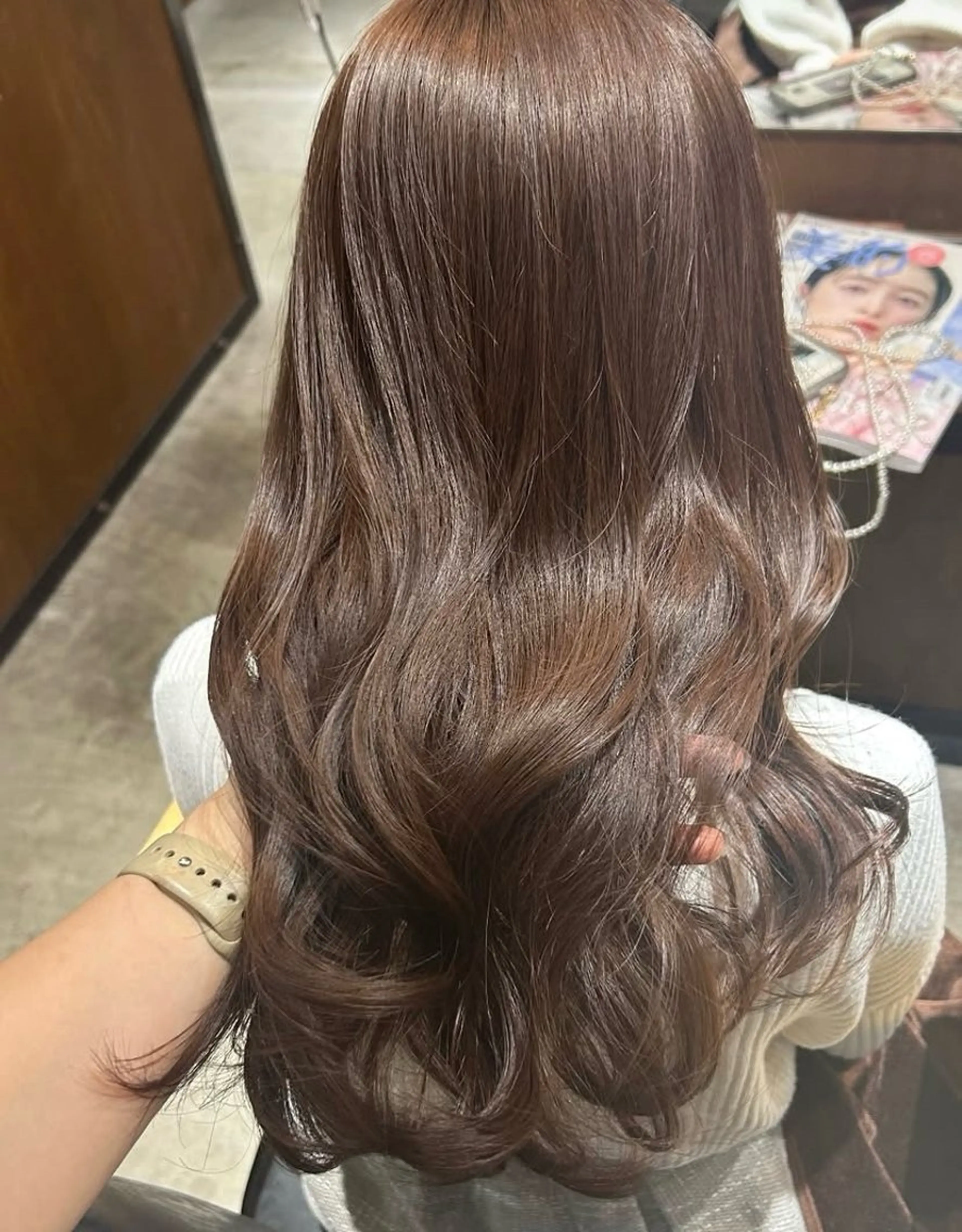 ロング カラー ベージュカラー ブリーチ ブルーカラー ダブルカラー グラデーションカラー 🫟Blanco🫟 Color&Careのヘアスタイル