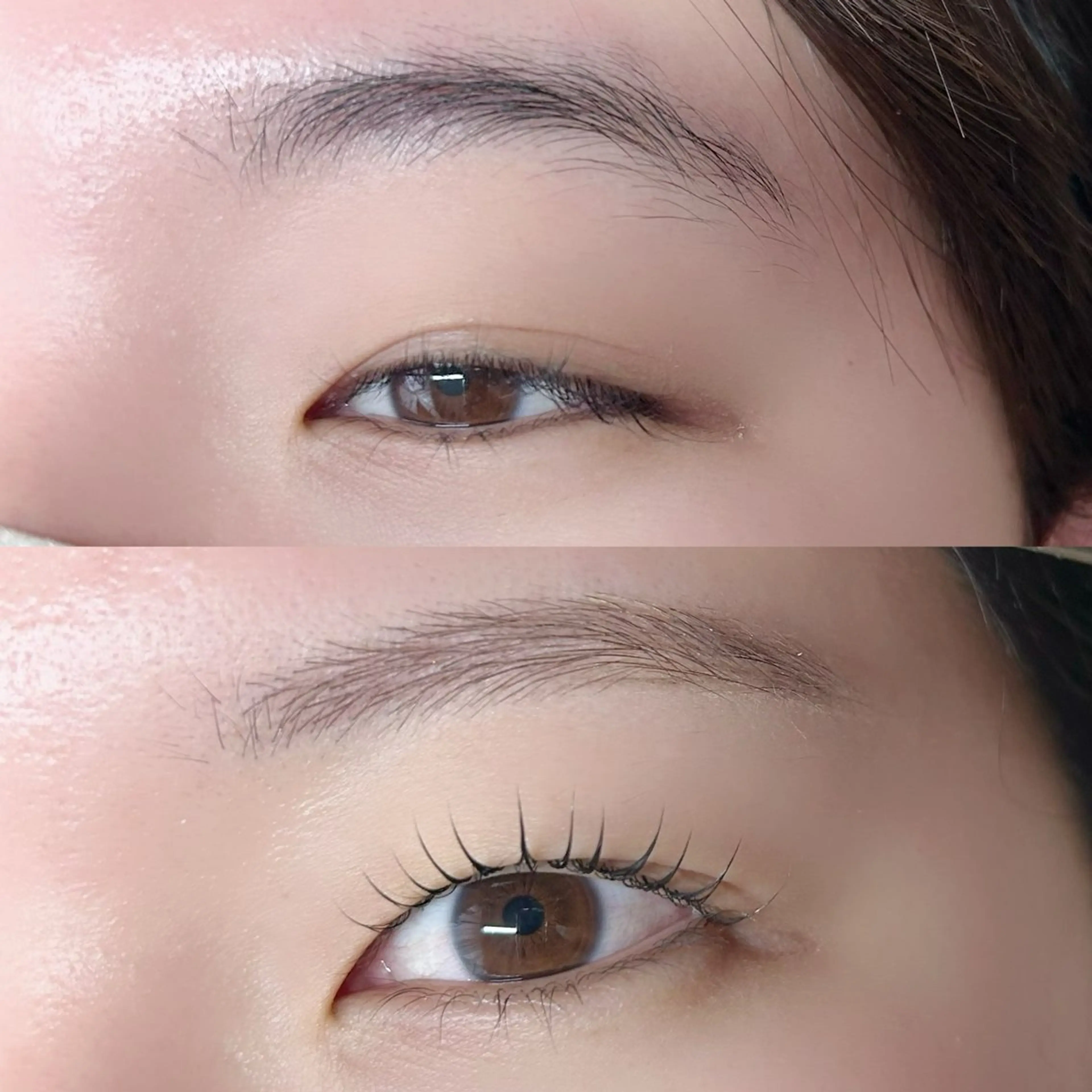 アイブロウスタイリング＋フルケアまつ毛パーマの写真