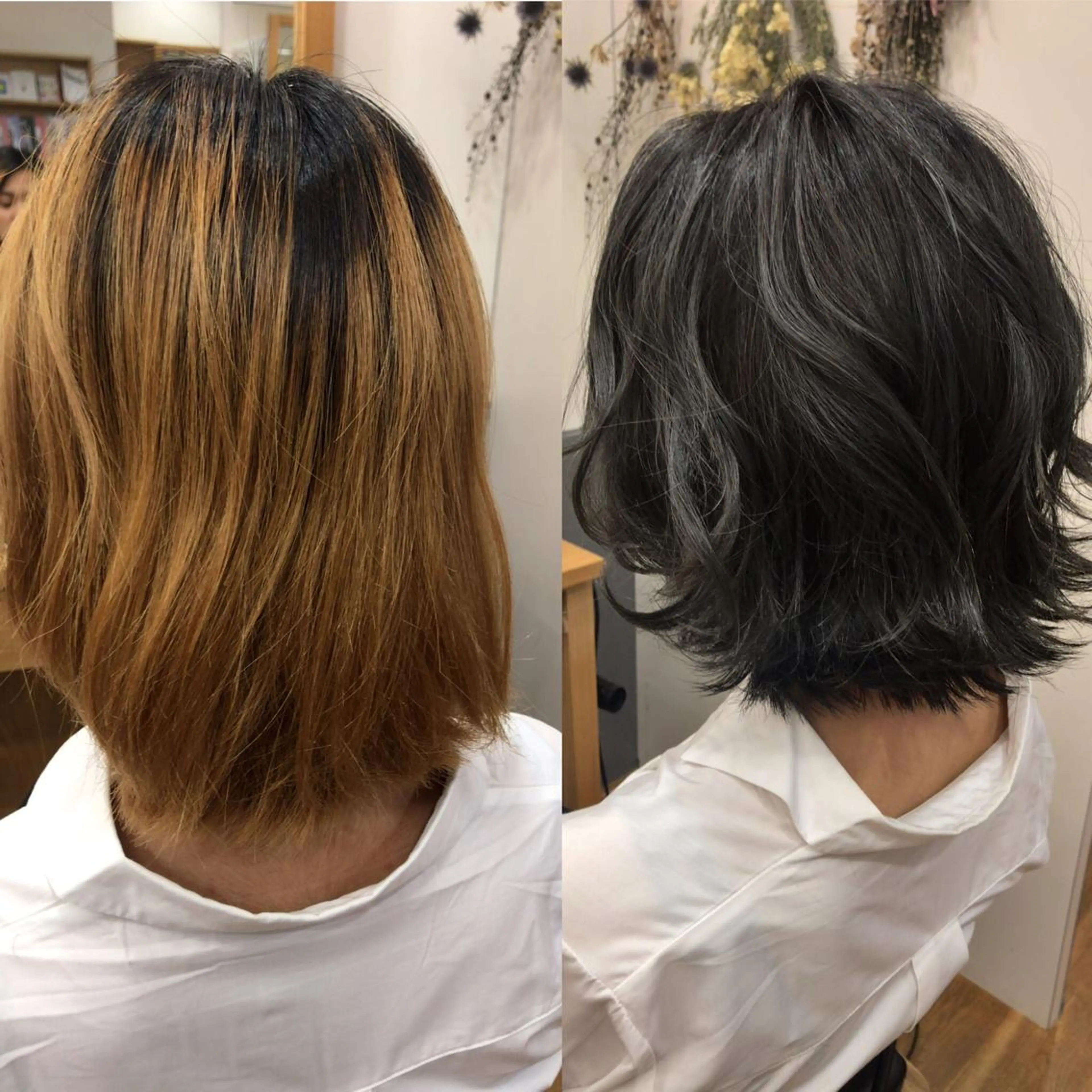 カラー ブリーチ 平尾駅直結/徒歩0分 イノセントヘアのヘアスタイル