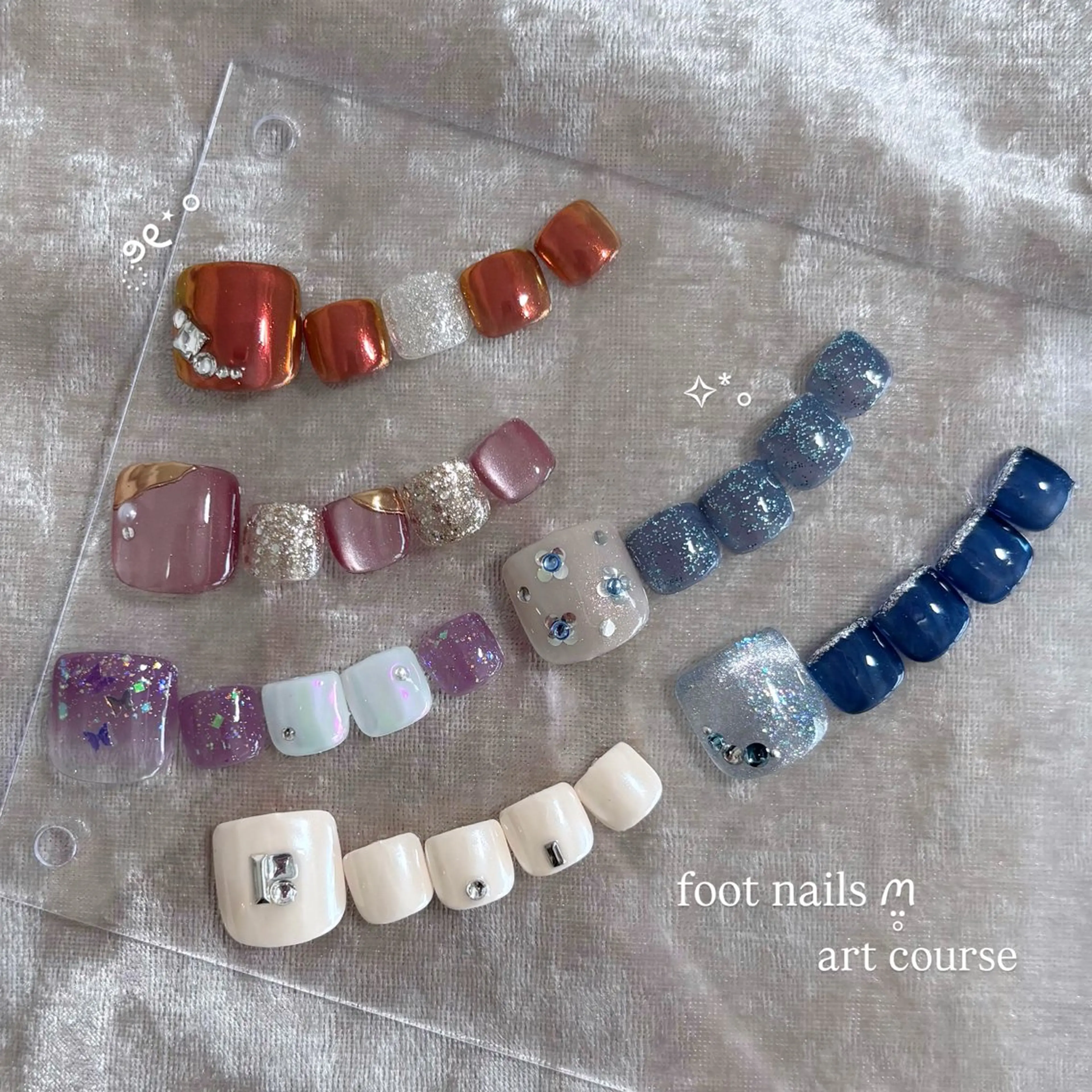 ネイル アートネイル フットネイル フットネイル shimmer nailsのネイルデザイン