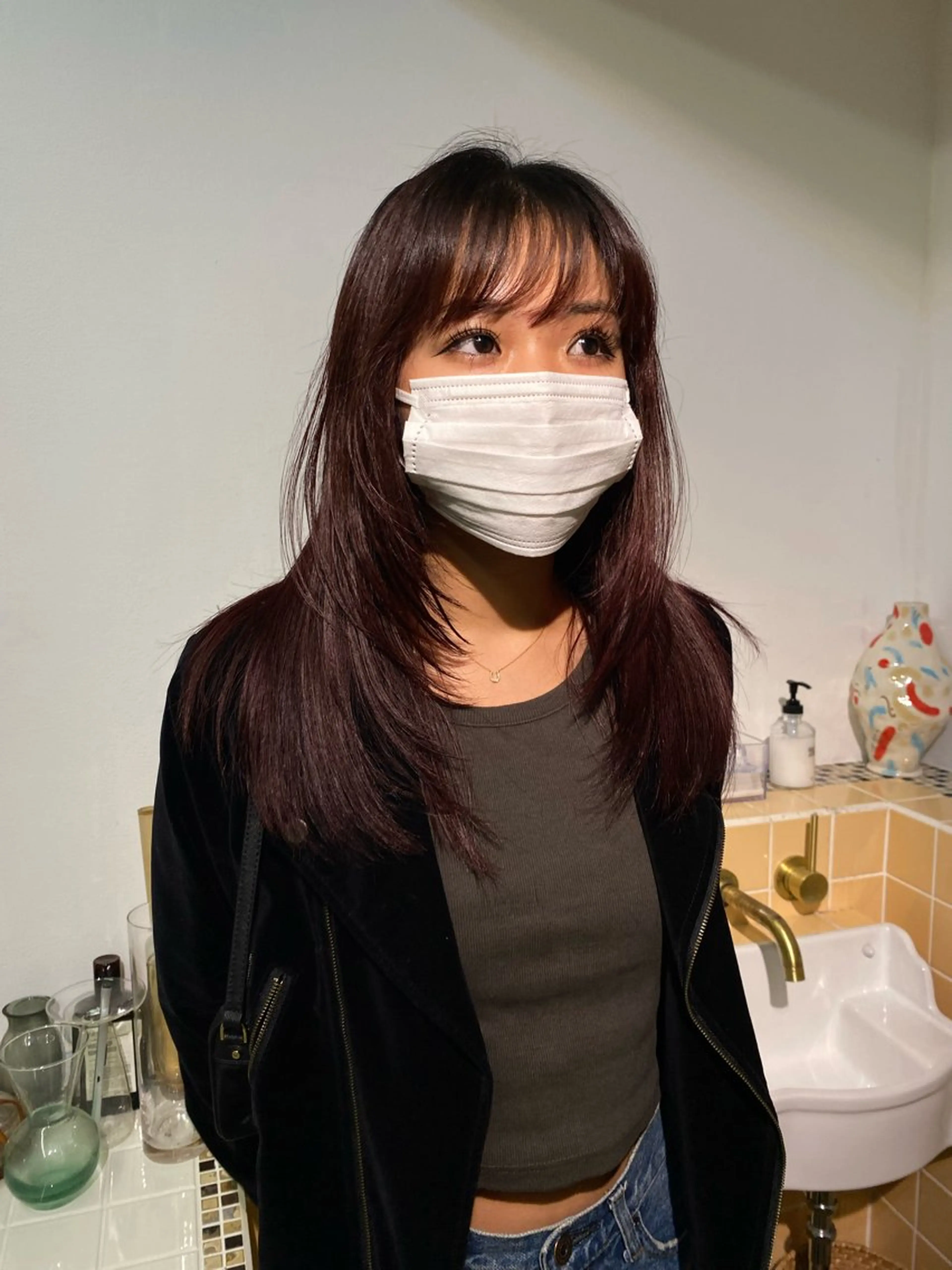 ロング カラー ヘアカラー トリートメント iroha/ n.w.h🎀のヘアスタイル