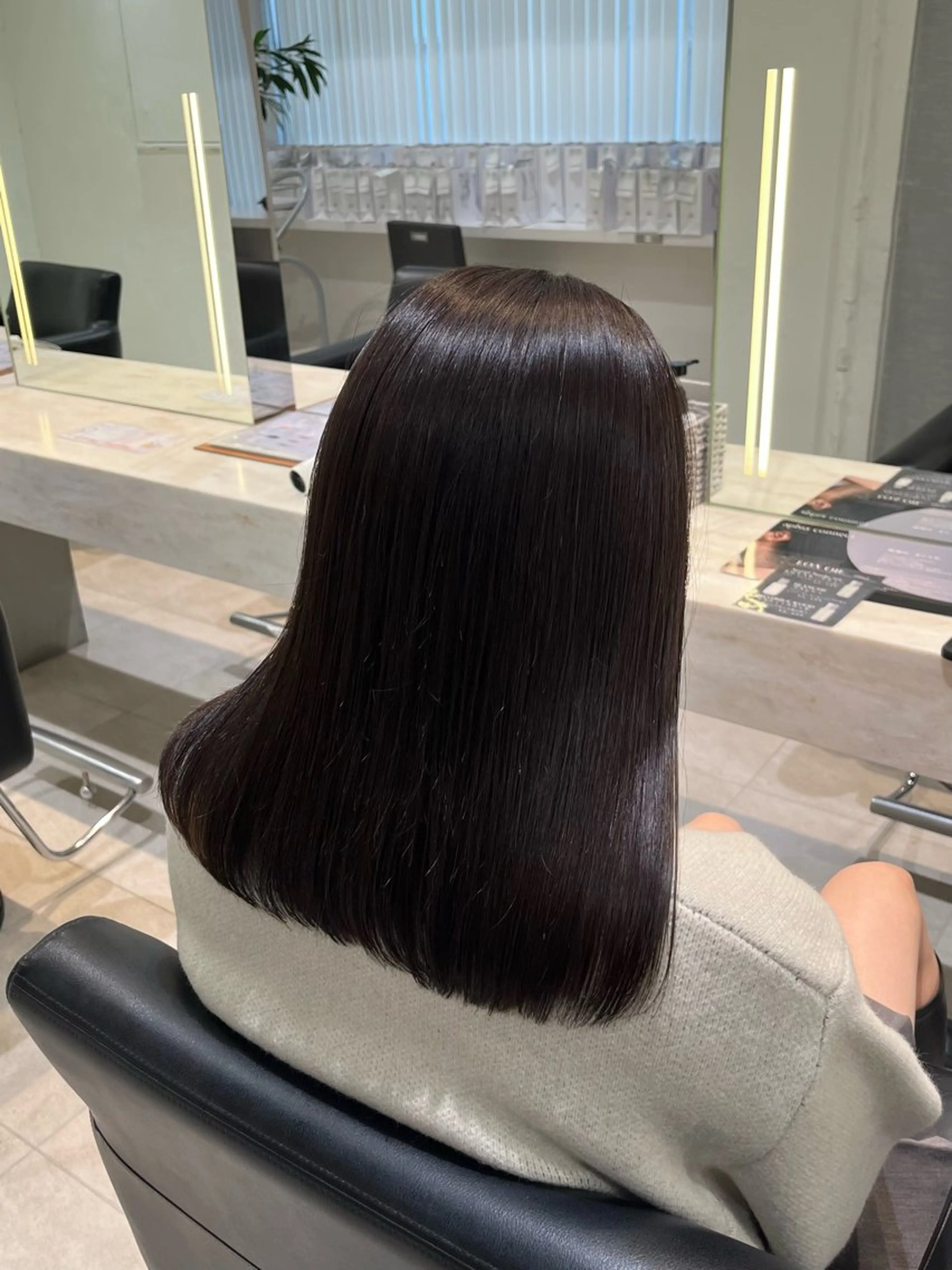 セミロング カット 透明感カラー/ アレンジ✩akaneのヘアスタイル