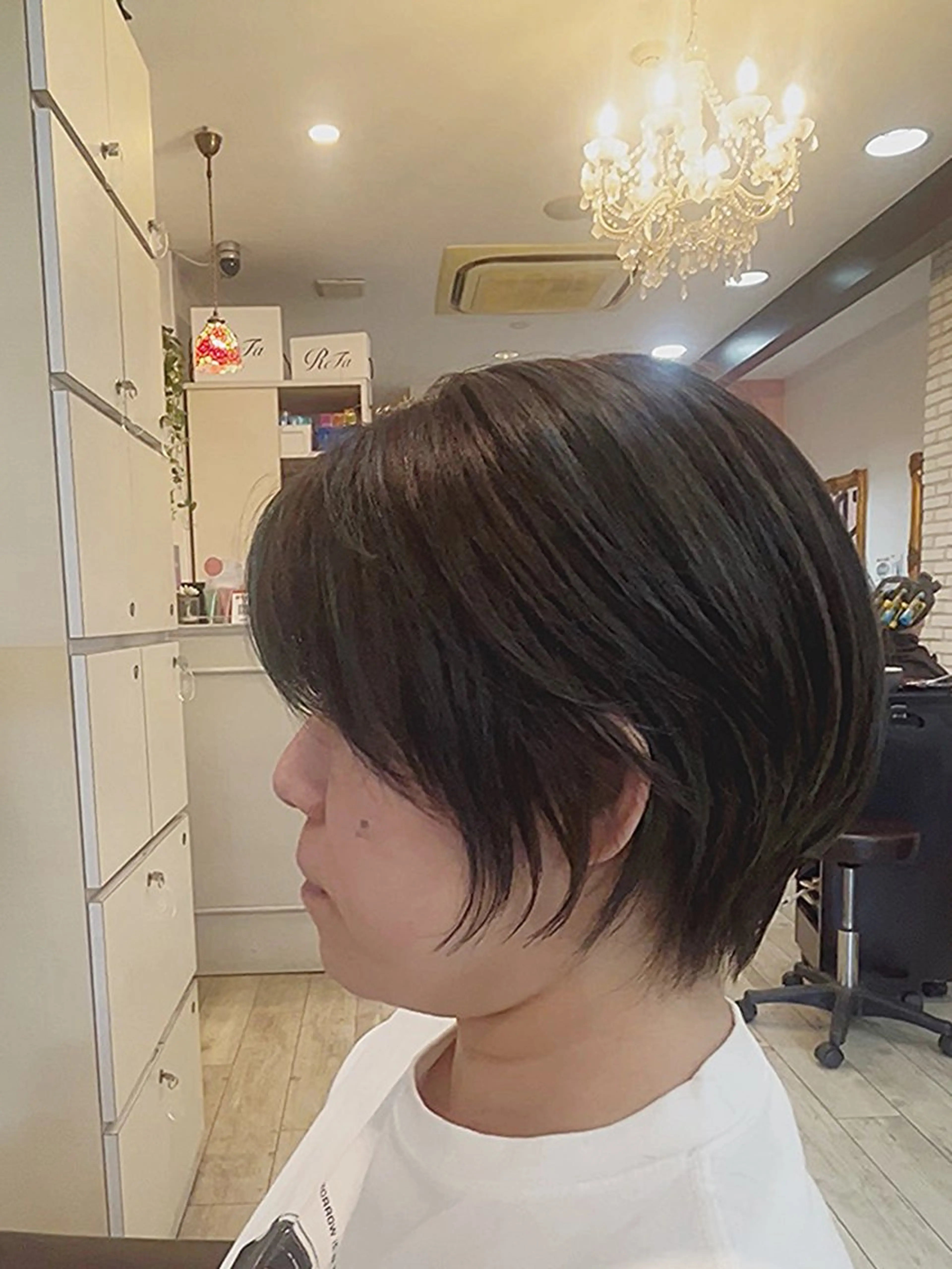 ショート カラー ショートボブ 丸みショート グレージュ ボブ 髪質改善 🎖大人ショート🎖 河越守のヘアスタイル