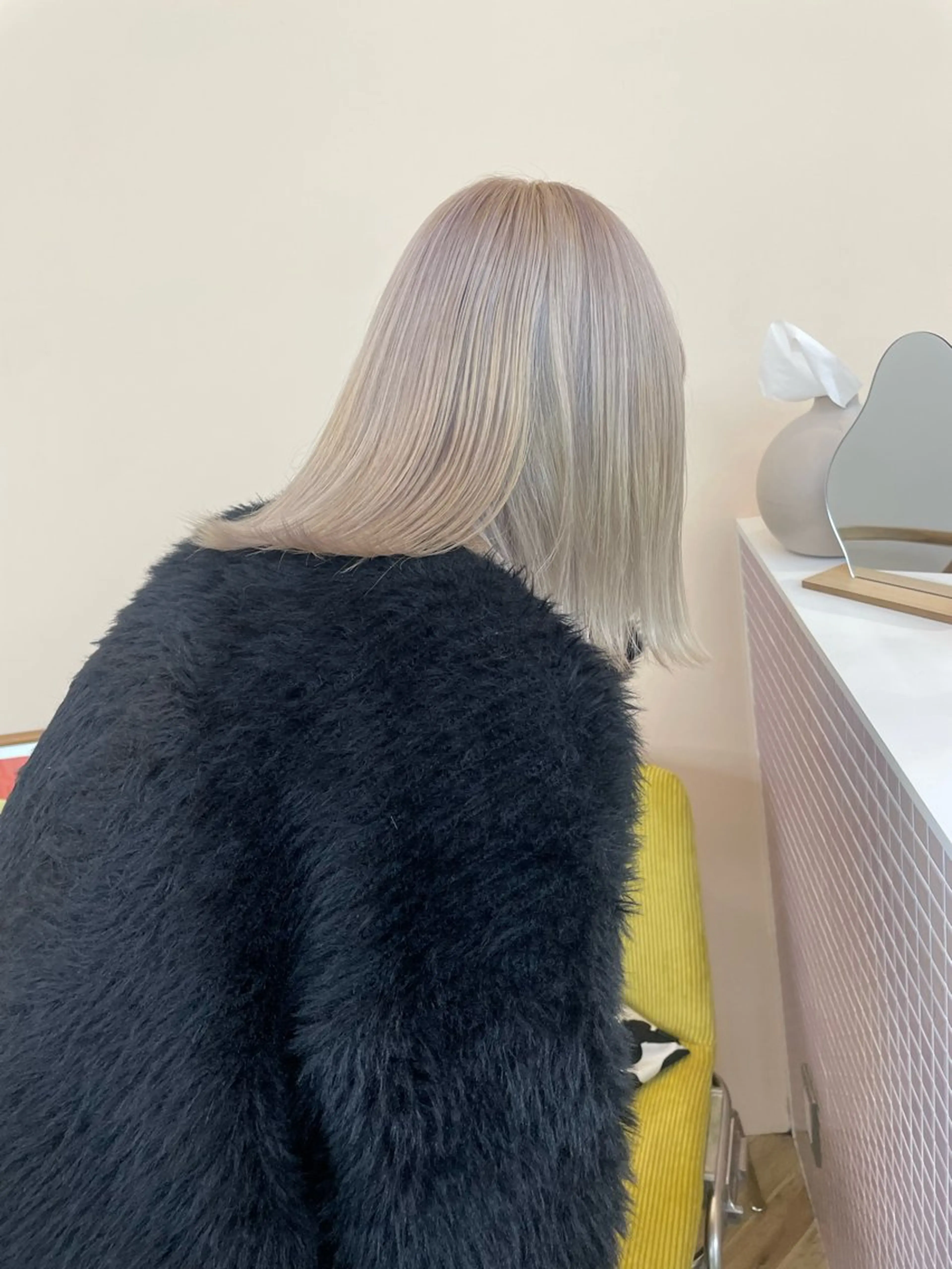 ミディアム ボブカットモデル/パ ーマ/harunaのヘアスタイル