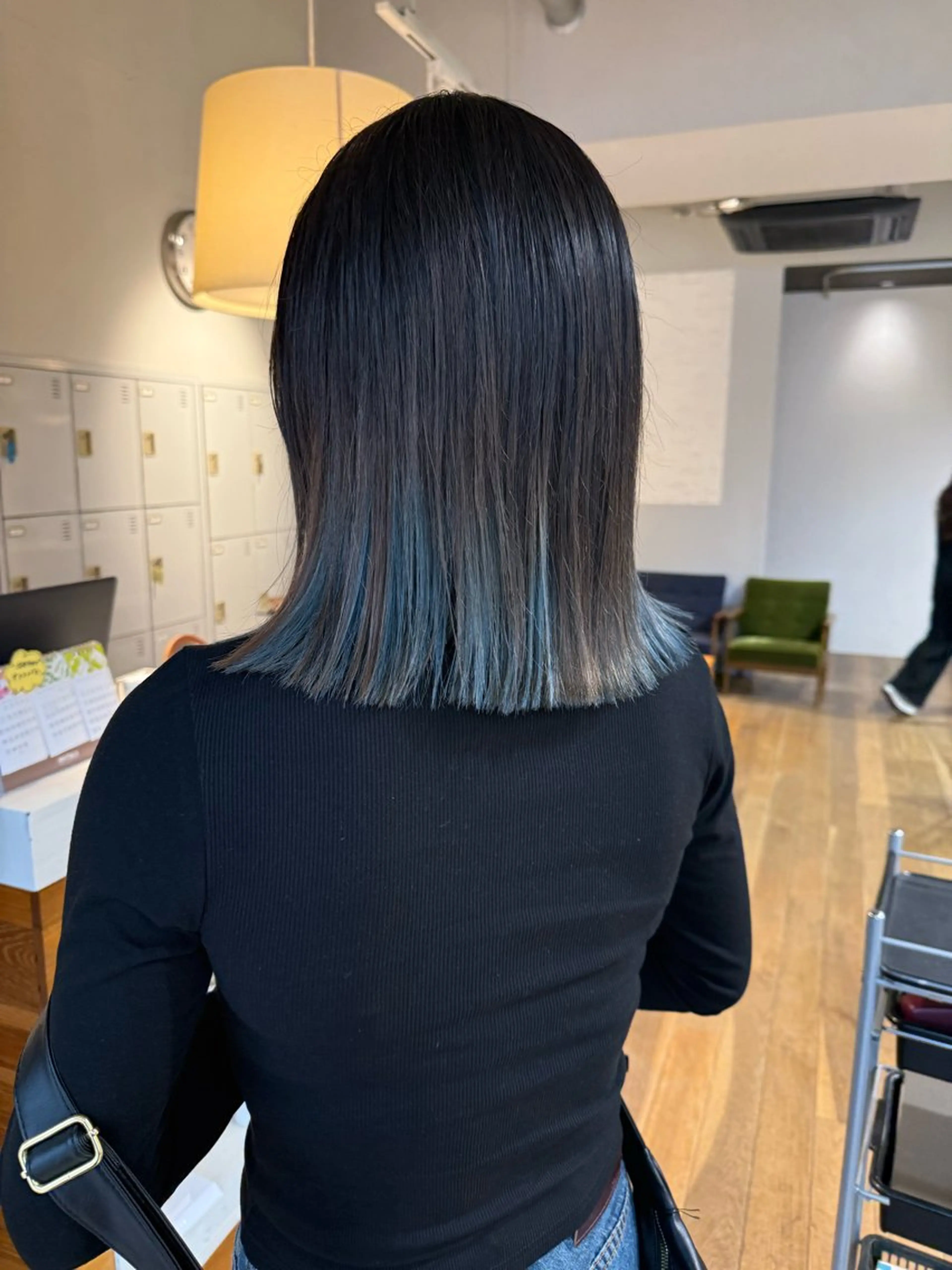 ミディアム ボブ ヘアカラー 松本  夏海のヘアスタイル