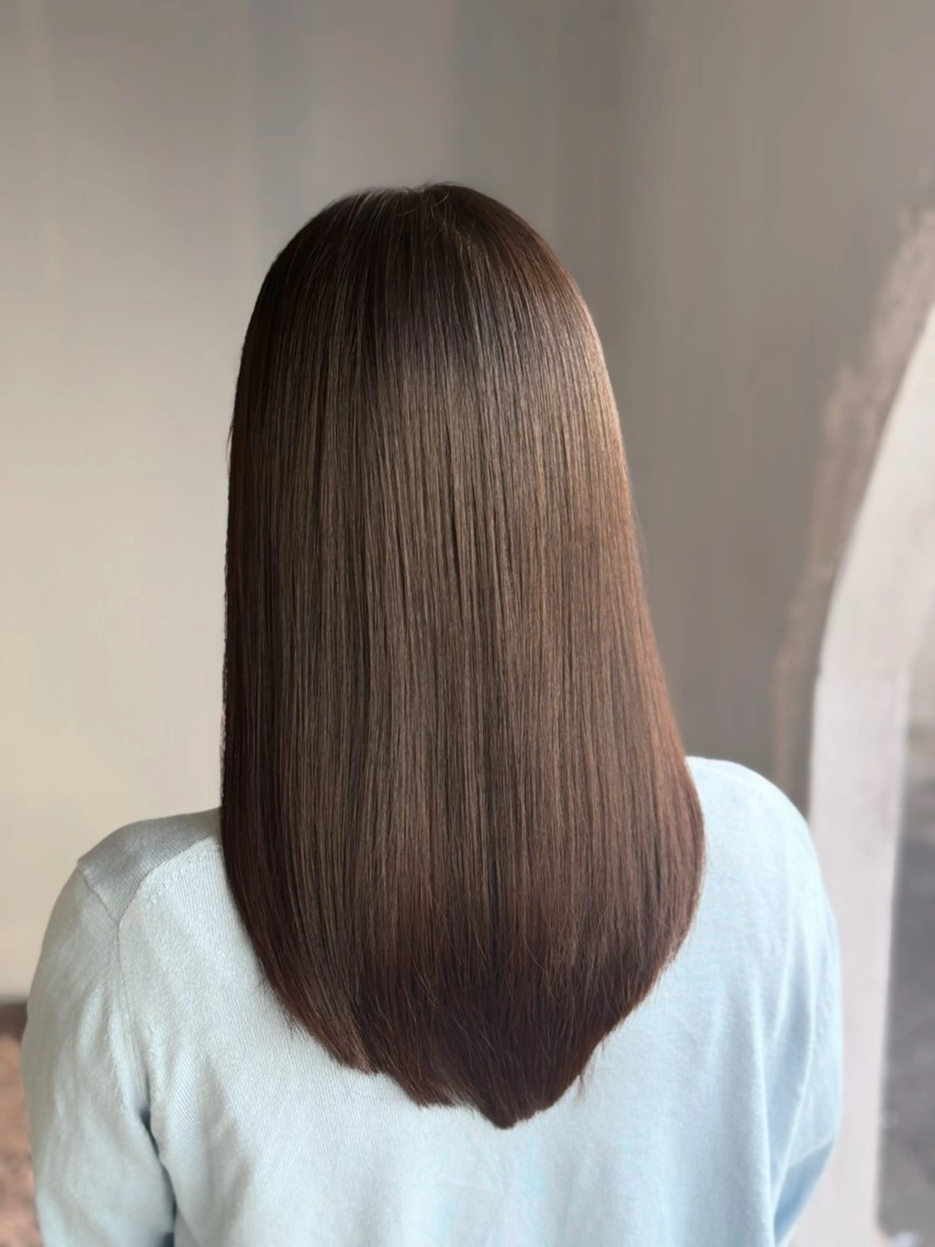 ロング カット 縮毛矯正 ウルフ/レイヤー /髪質改善　ナユタのヘアスタイル