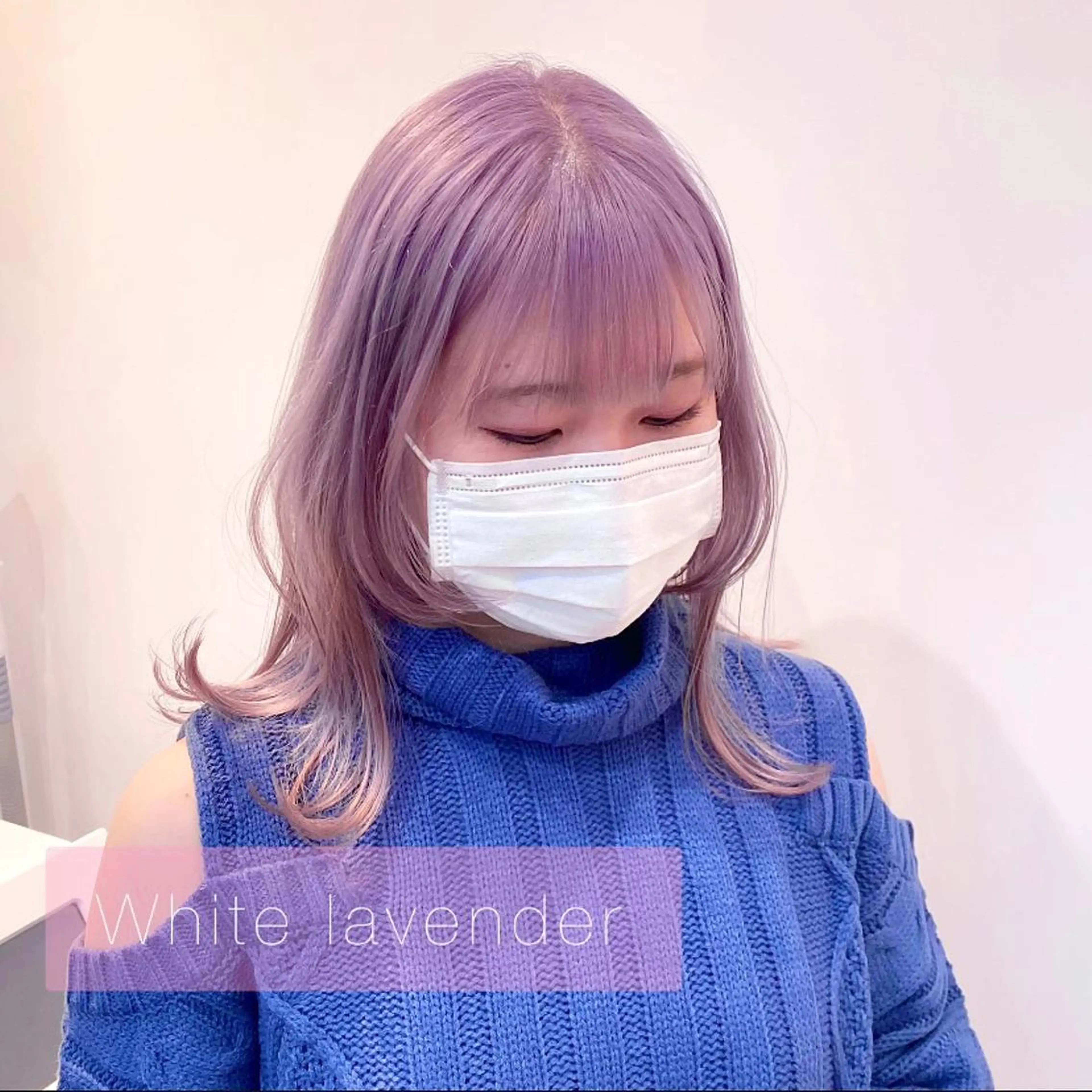 セミロング little salt 渋谷店所属・akina＊ブリーチ ♡トレンドヘアのヘアスタイル