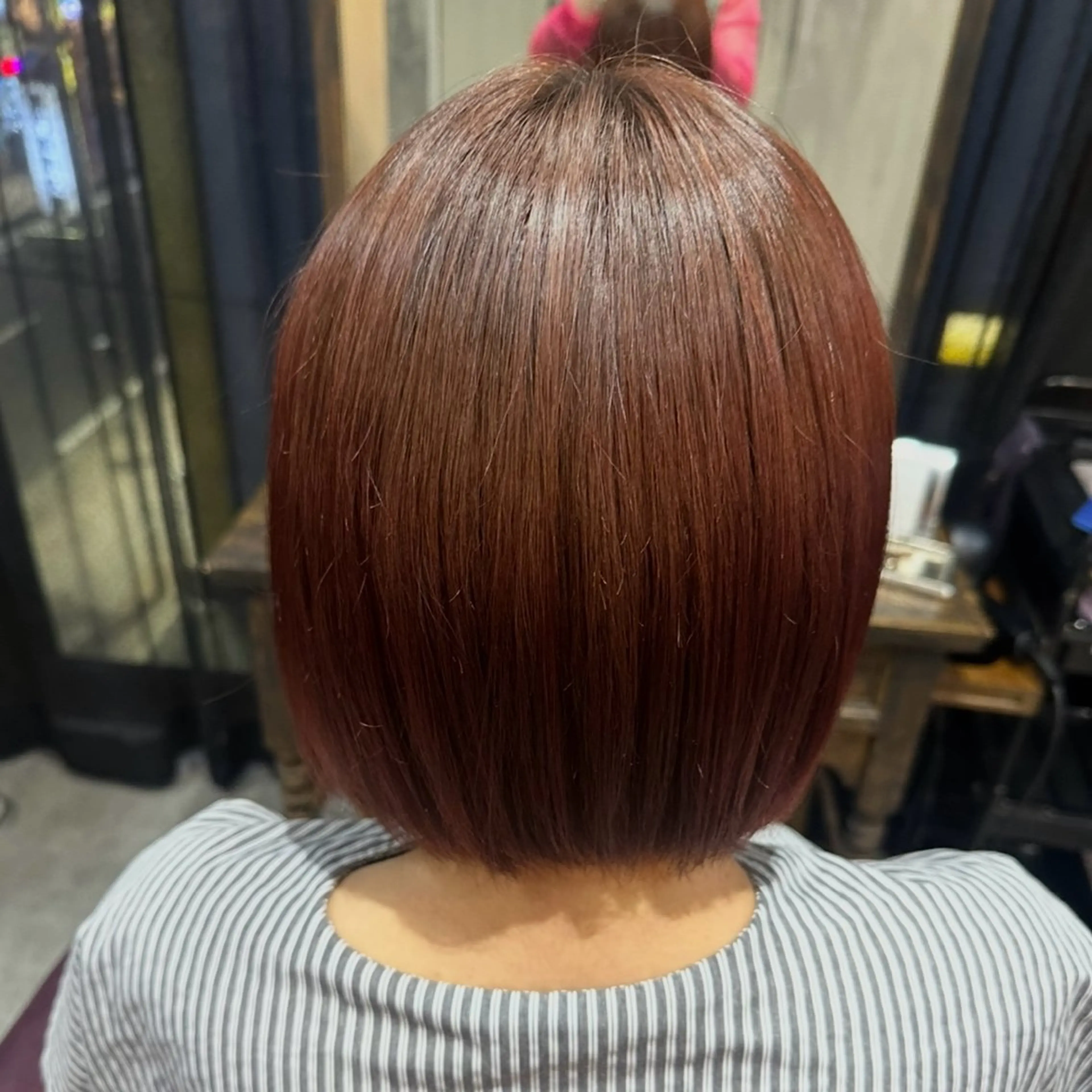 ショート ヘアカラー 矢澤涼夏 🎀ツヤ髪のヘアスタイル