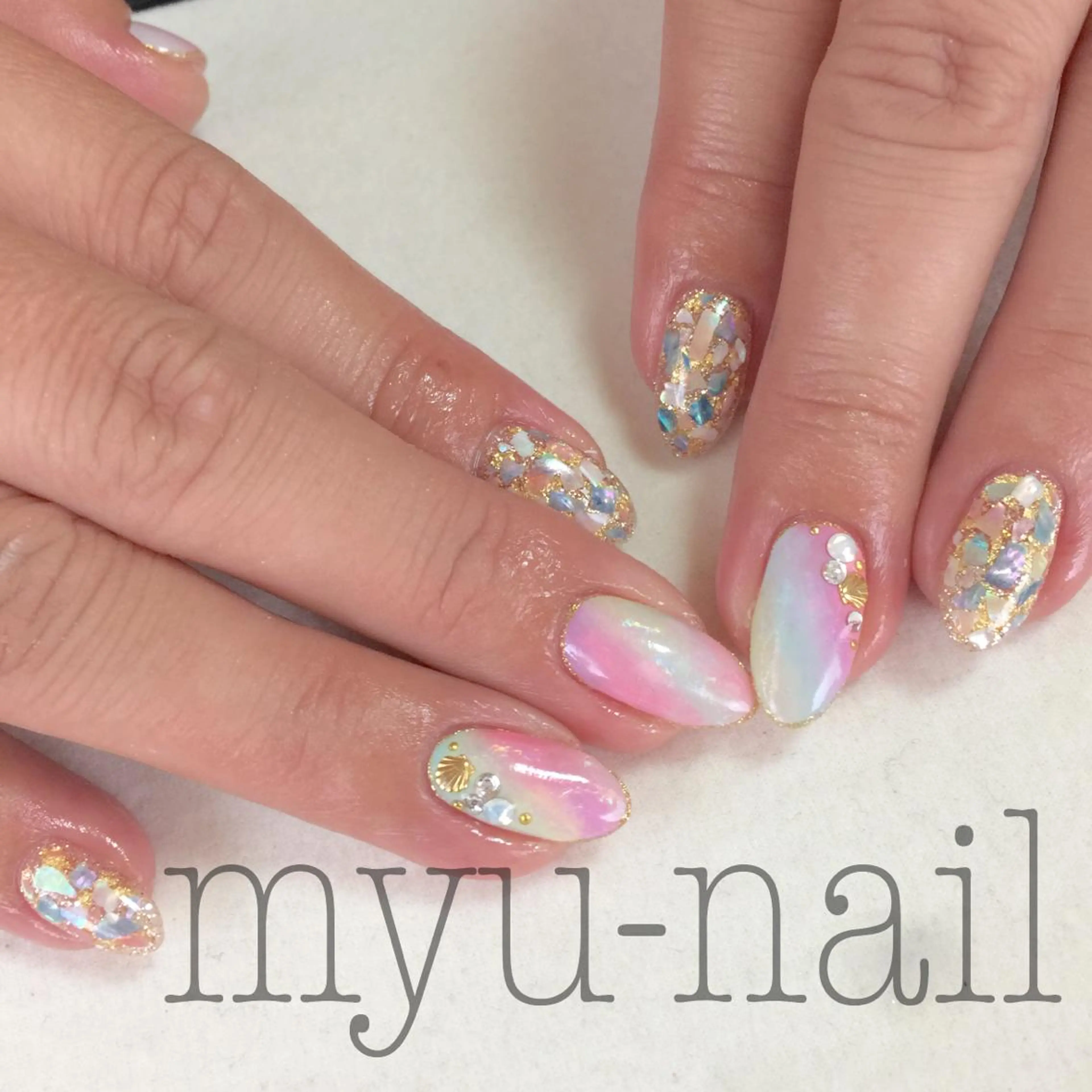 ネイル ハンドネイル ホームサロン myu-nailのネイルデザイン