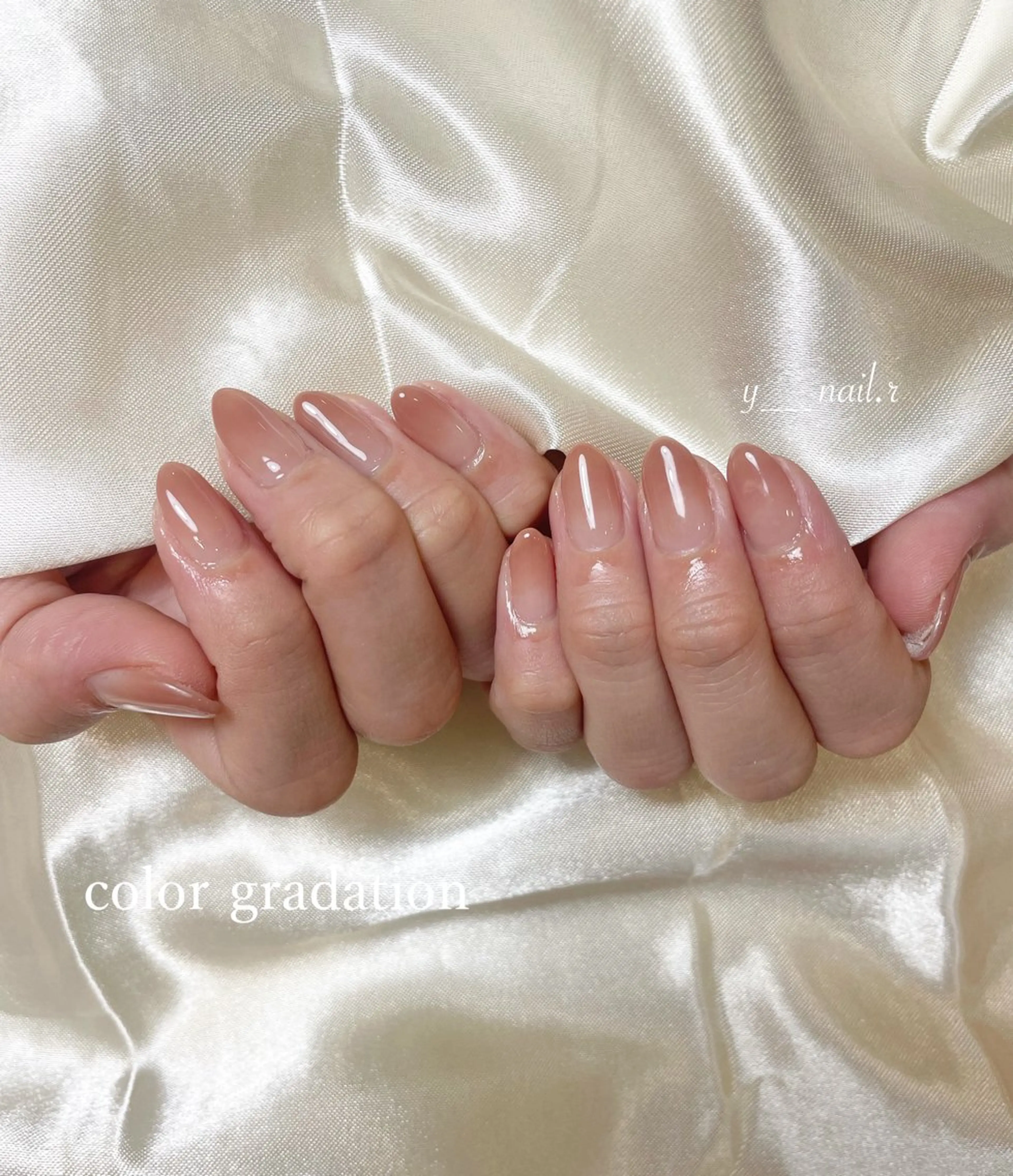 オフ込みグラデーションネイル𓂃‪𓈒𓏸𓐍の写真