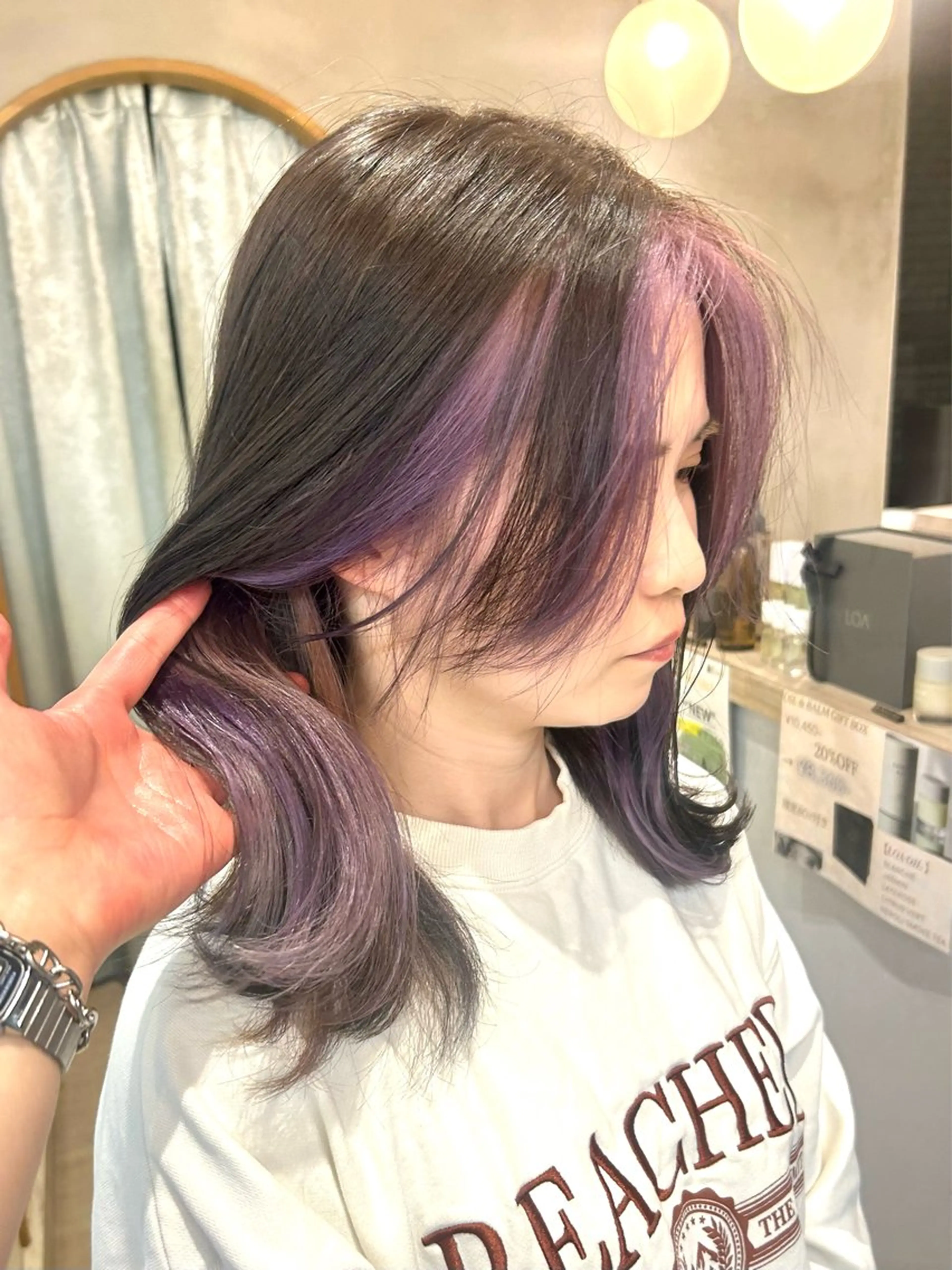 セミロング カット ヘアカラー トリートメント 🩵縮毛矯正/ブリー チ/髪質改善/いつかのヘアスタイル