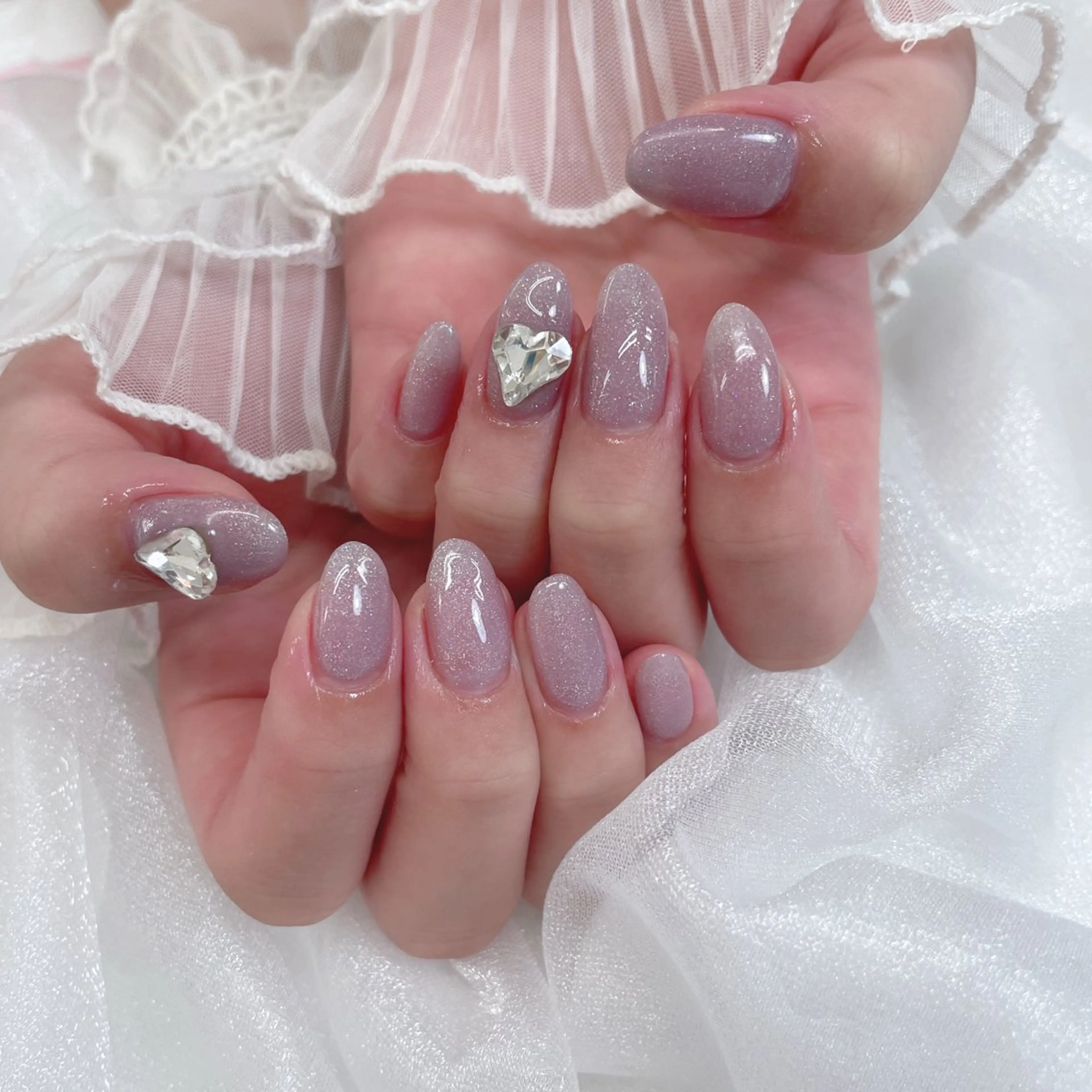 ネイル ワンカラーネイル 杉山 栞のネイルデザイン