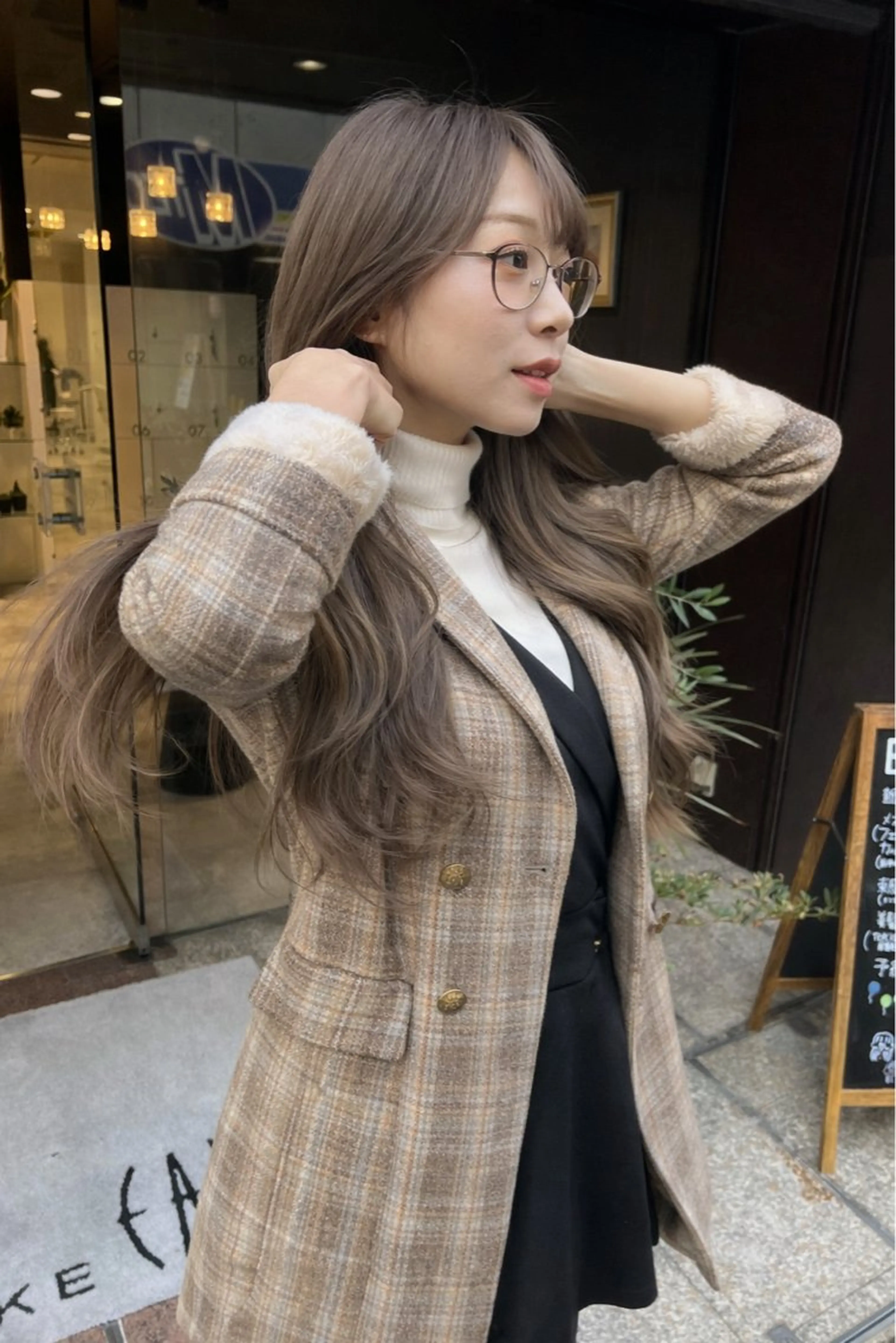 カラー 美髪矯正/髪質改善 /透明感ある艶カラーのヘアスタイル