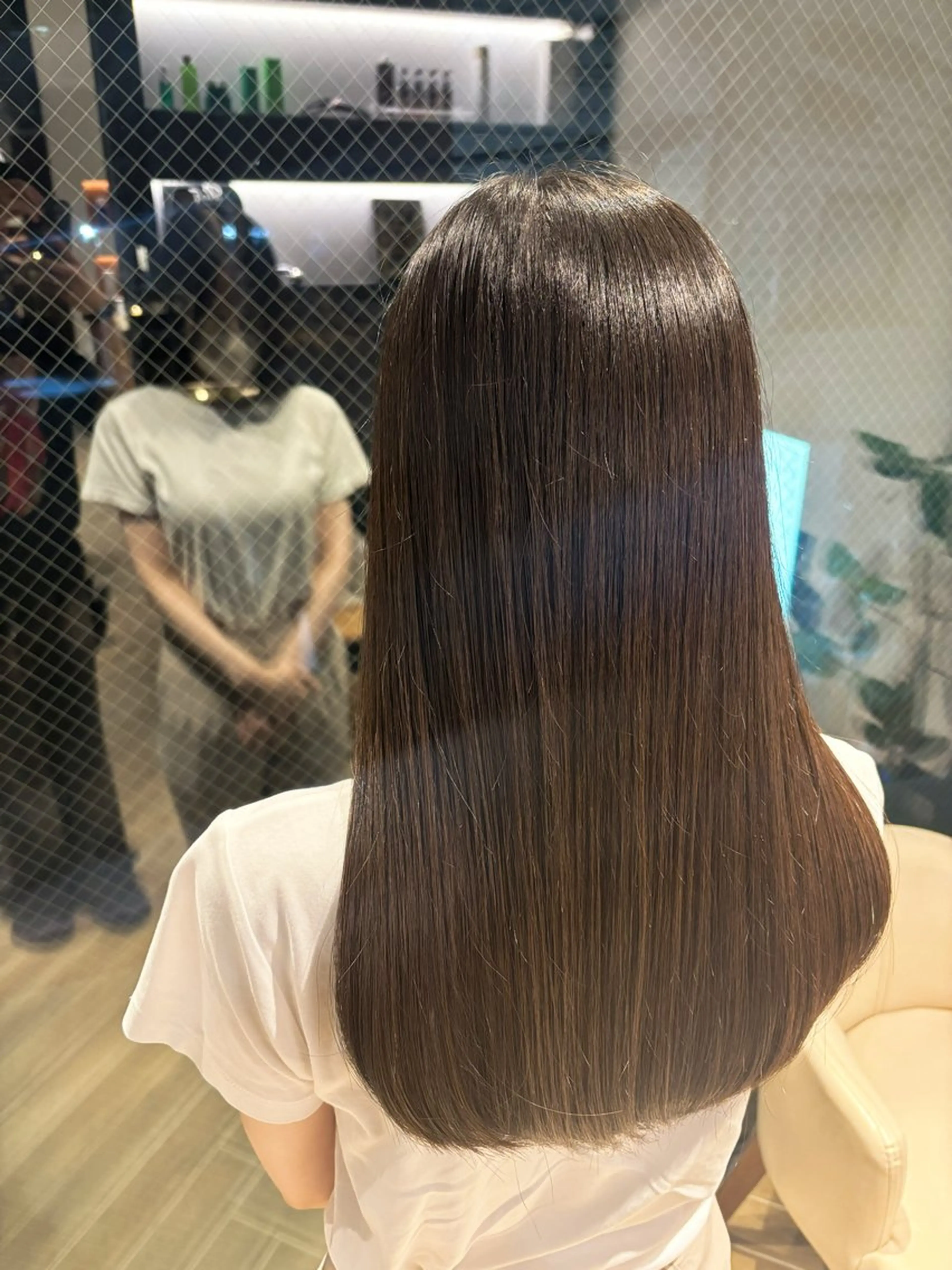 セミロング 山中 あるのヘアスタイル