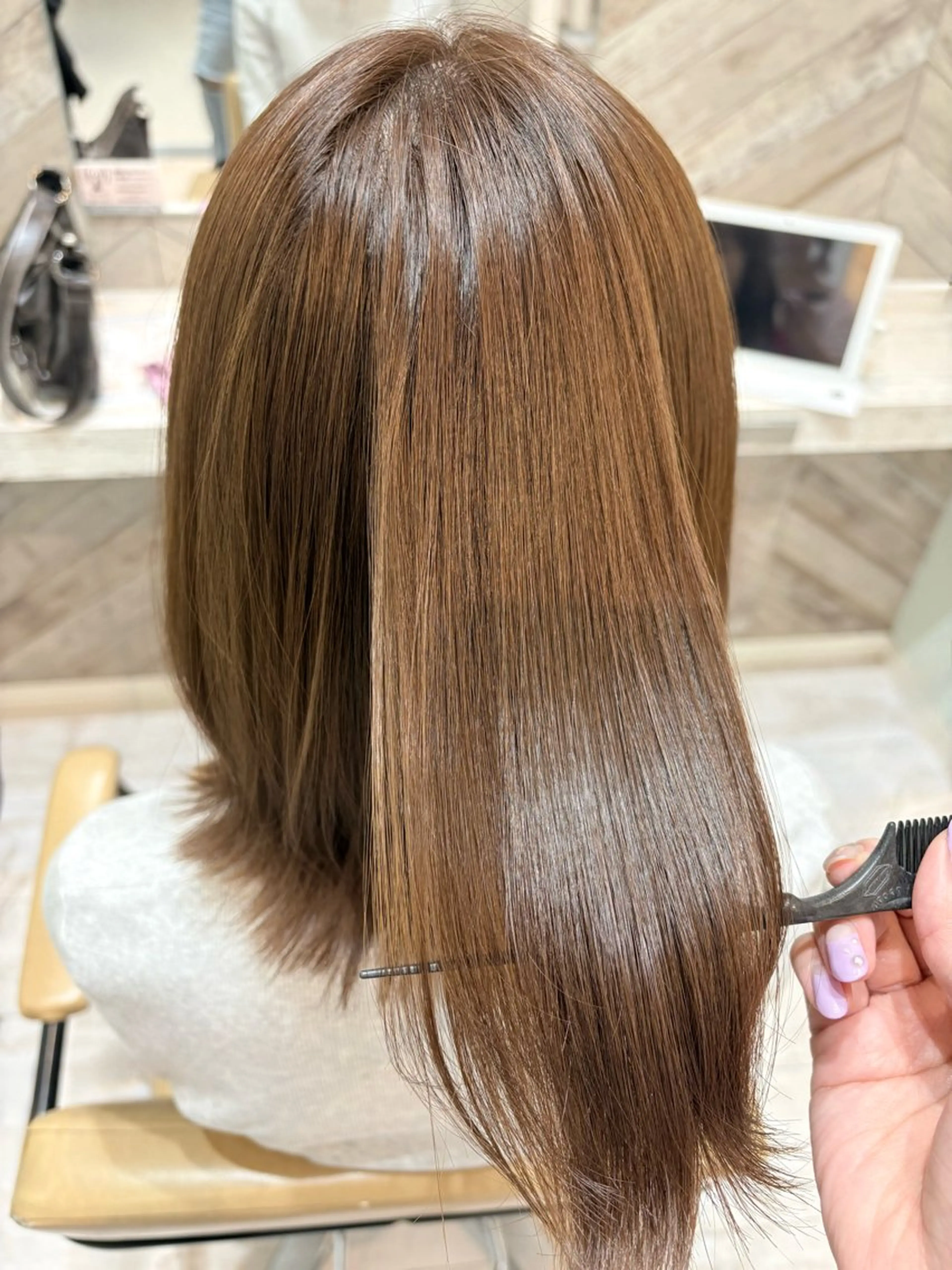 ꒰ྀི ご新規様限定50%𝐎𝐅𝐅 ꒱カラー×髪質改善サブリミックTr🧴◌𓈒𓐍の写真